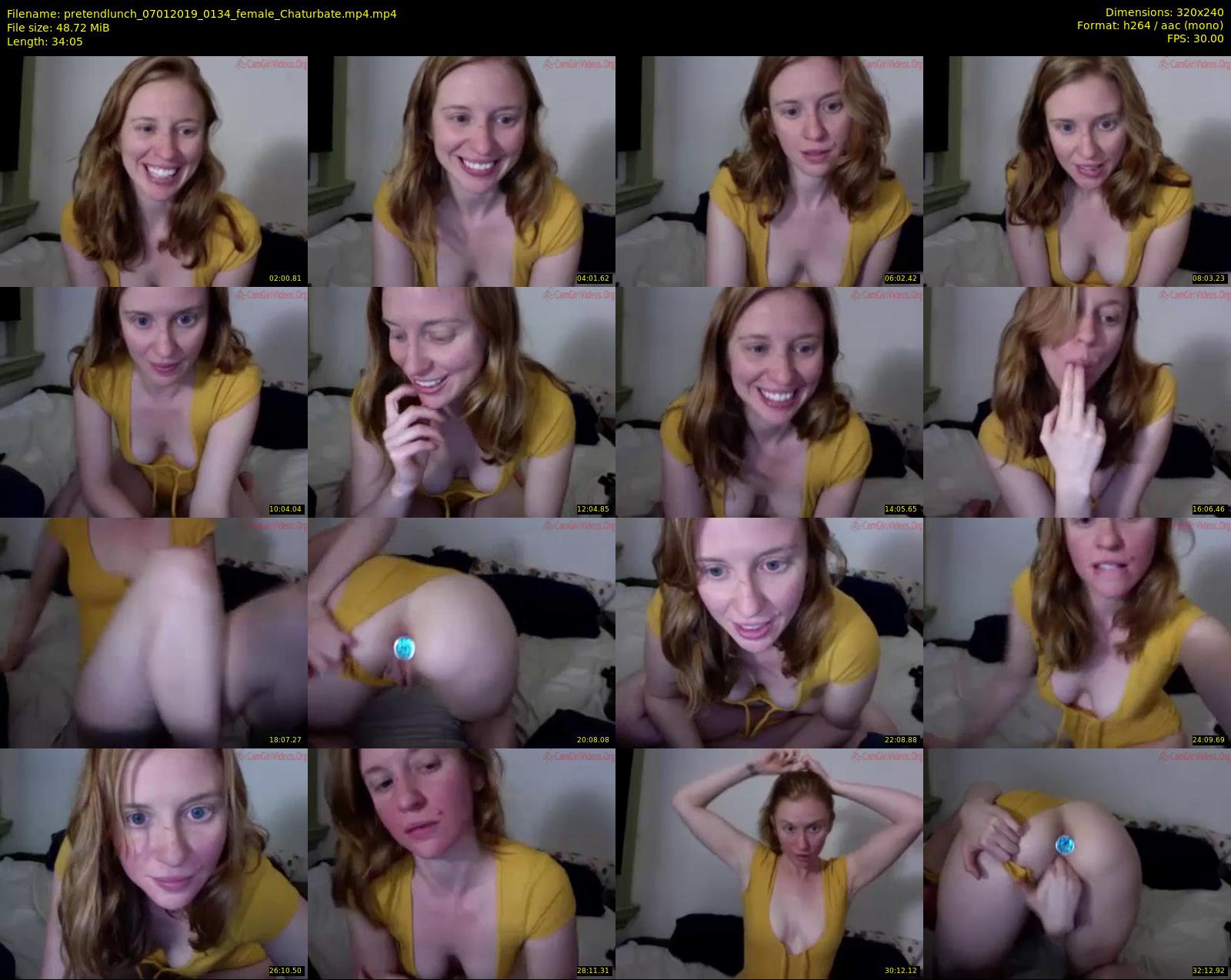 pretendlunch — 35 minute Chaturbate couple cam show recording, SD, Jan 7, 2019