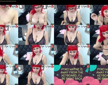 pyrowayne — 45 minute Chaturbate female cam show recording, 720p, Jan 6, 2019