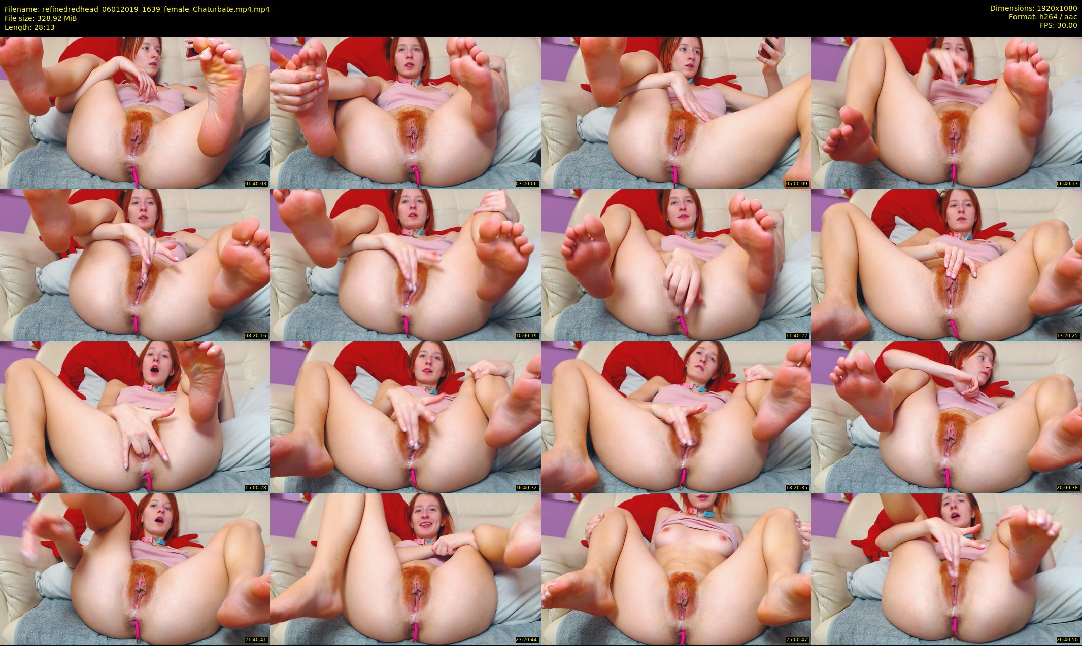 refinedredhead — 29 minute Chaturbate female cam show recording, 1080p, Jan 6, 2019