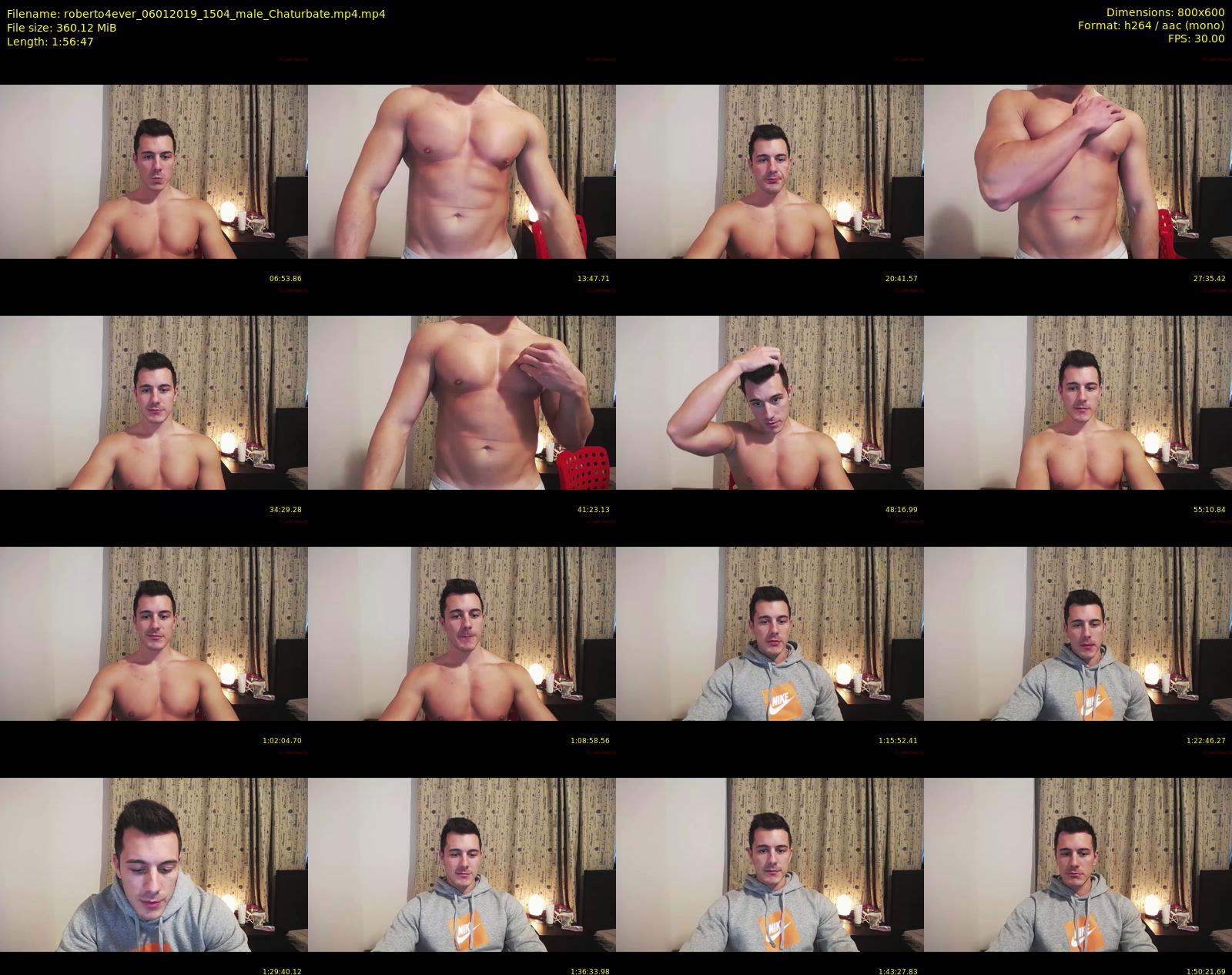 roberto4ever — 117 minute Chaturbate male cam show recording, 480p, Jan 6, 2019