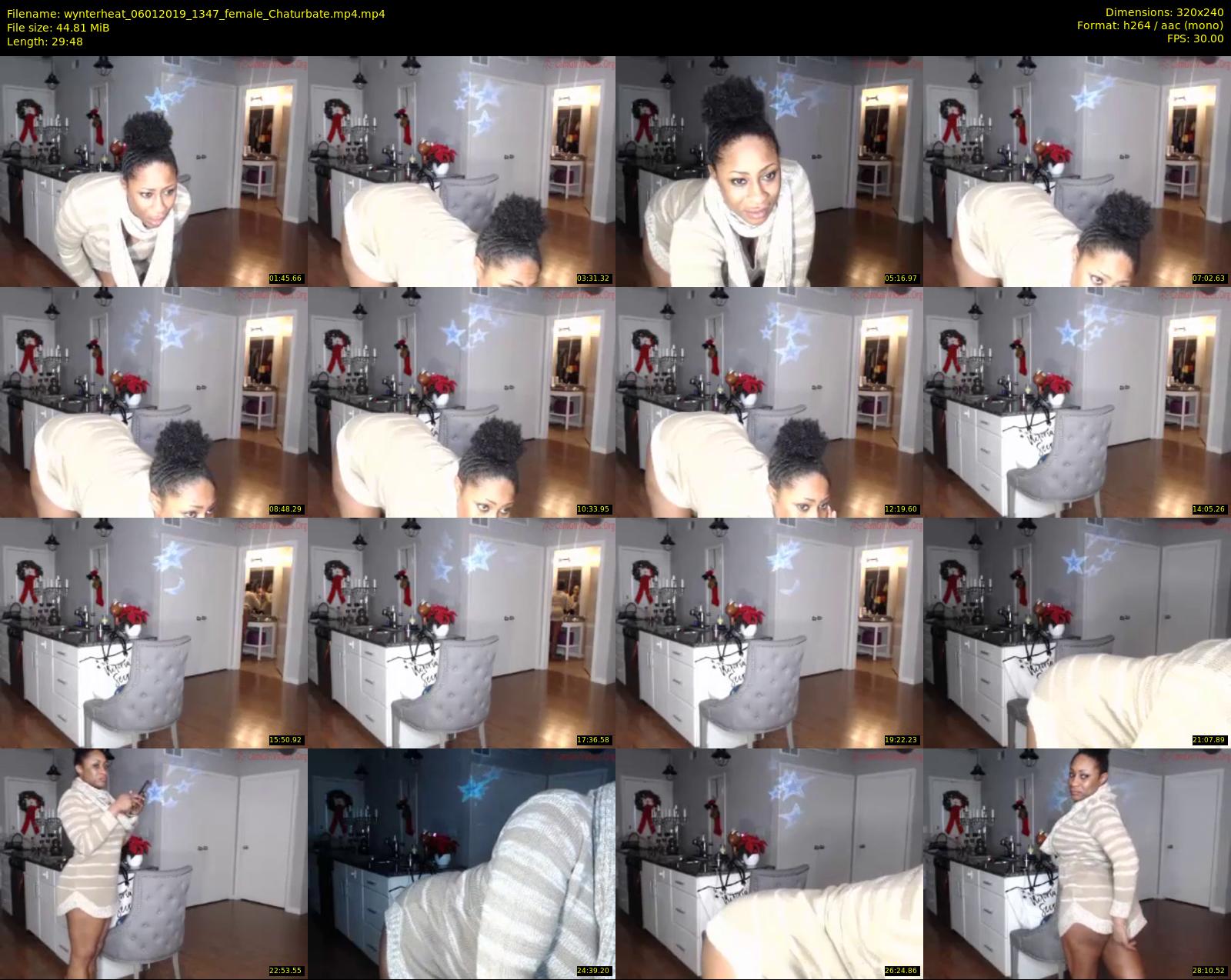 wynterheat — 30 minute Chaturbate female cam show recording, SD, Jan 6, 2019