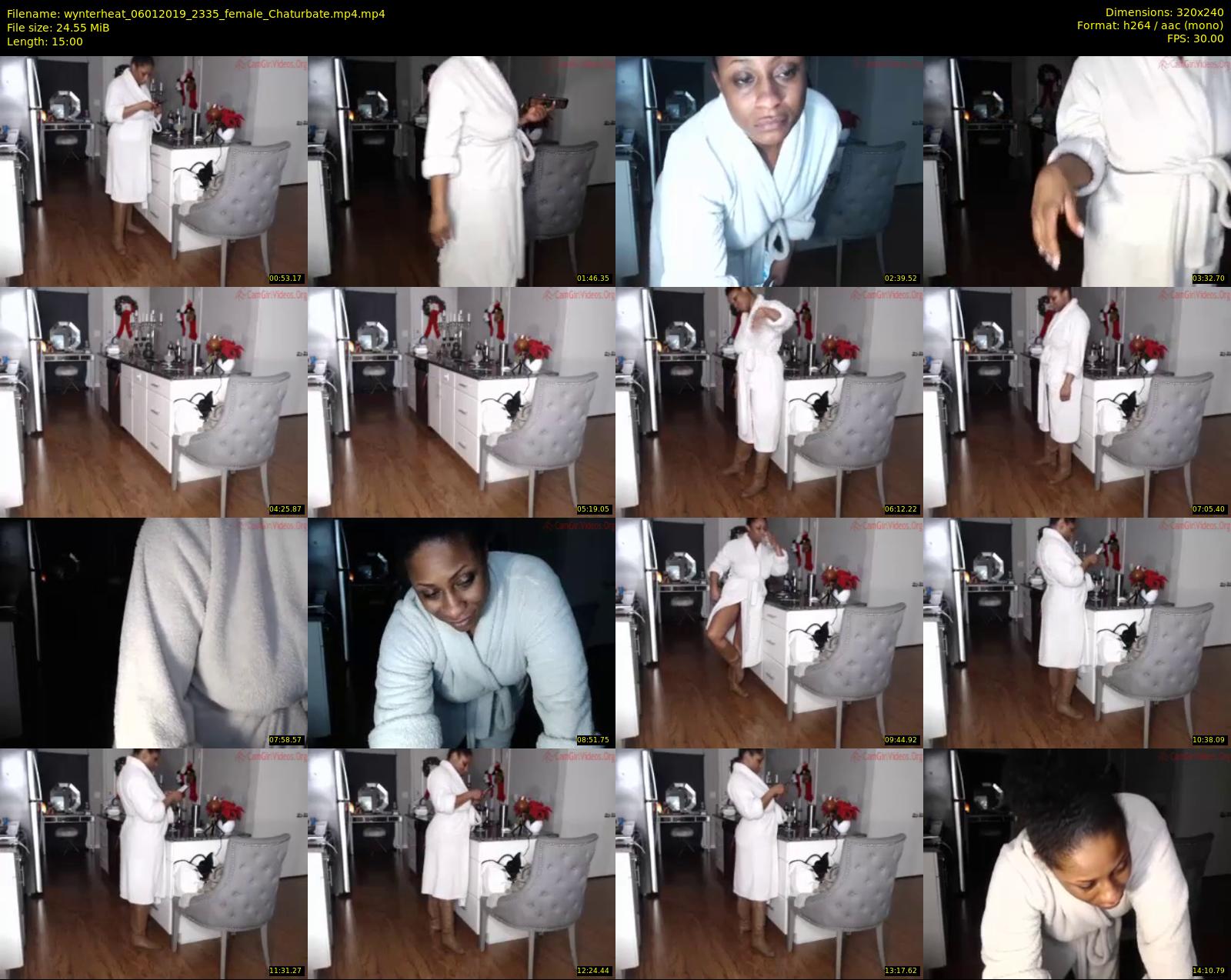 wynterheat — 15 minute Chaturbate female cam show recording, SD, Jan 6, 2019