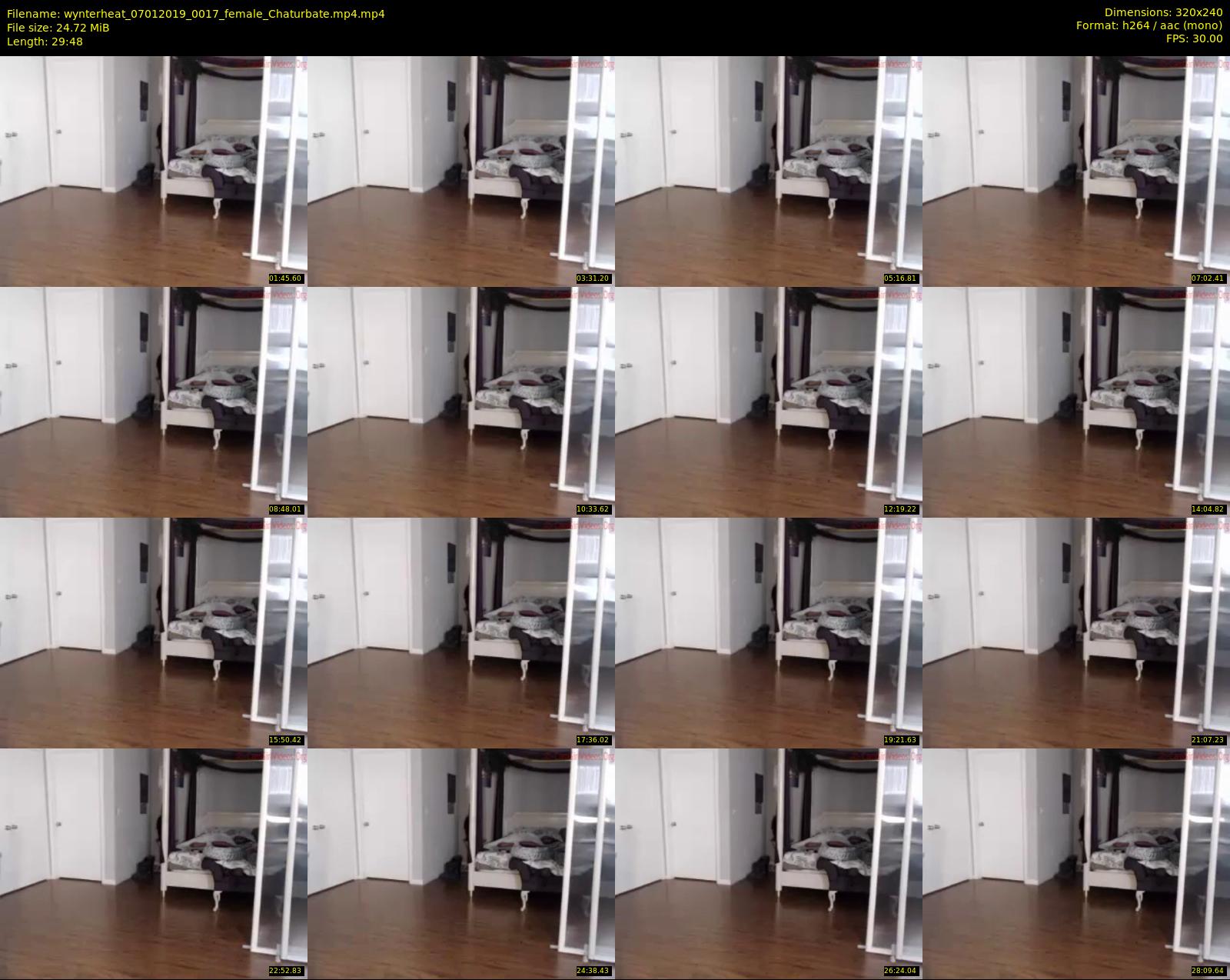 wynterheat — 30 minute Chaturbate female cam show recording, SD, Jan 7, 2019