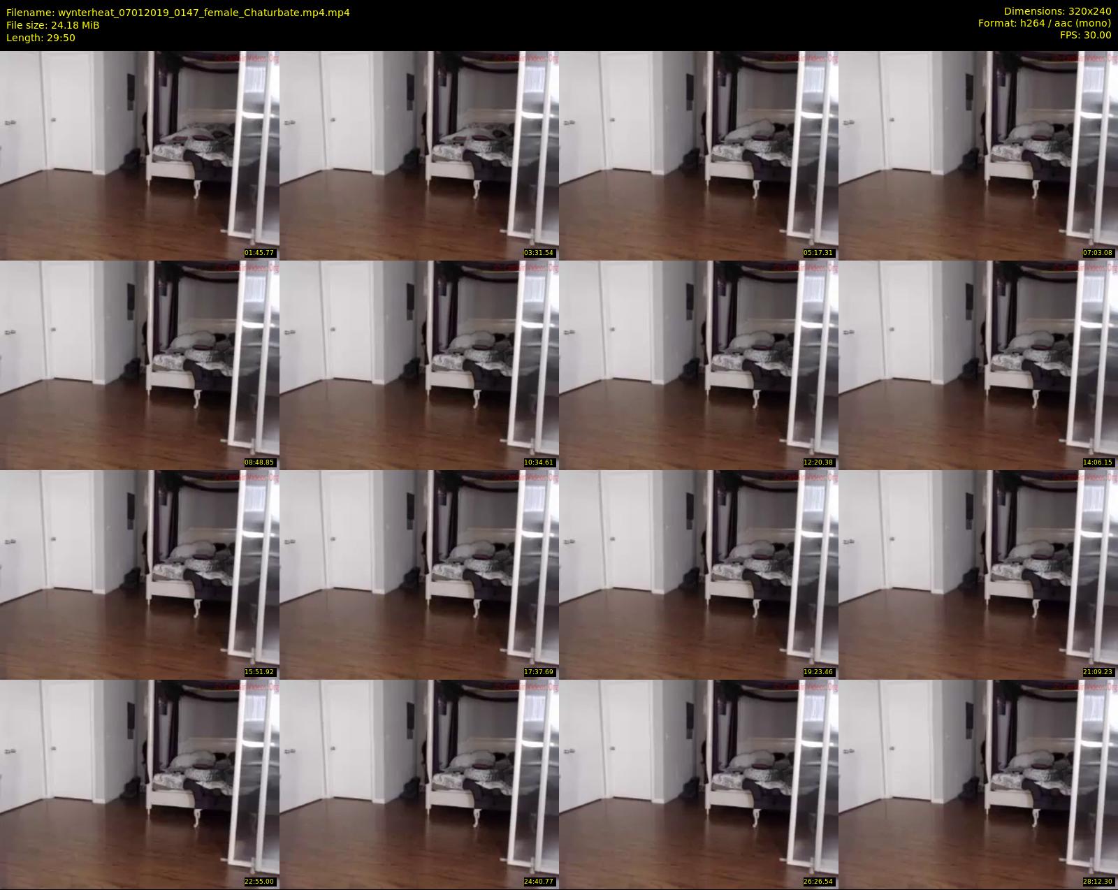 wynterheat — 30 minute Chaturbate female cam show recording, SD, Jan 7, 2019