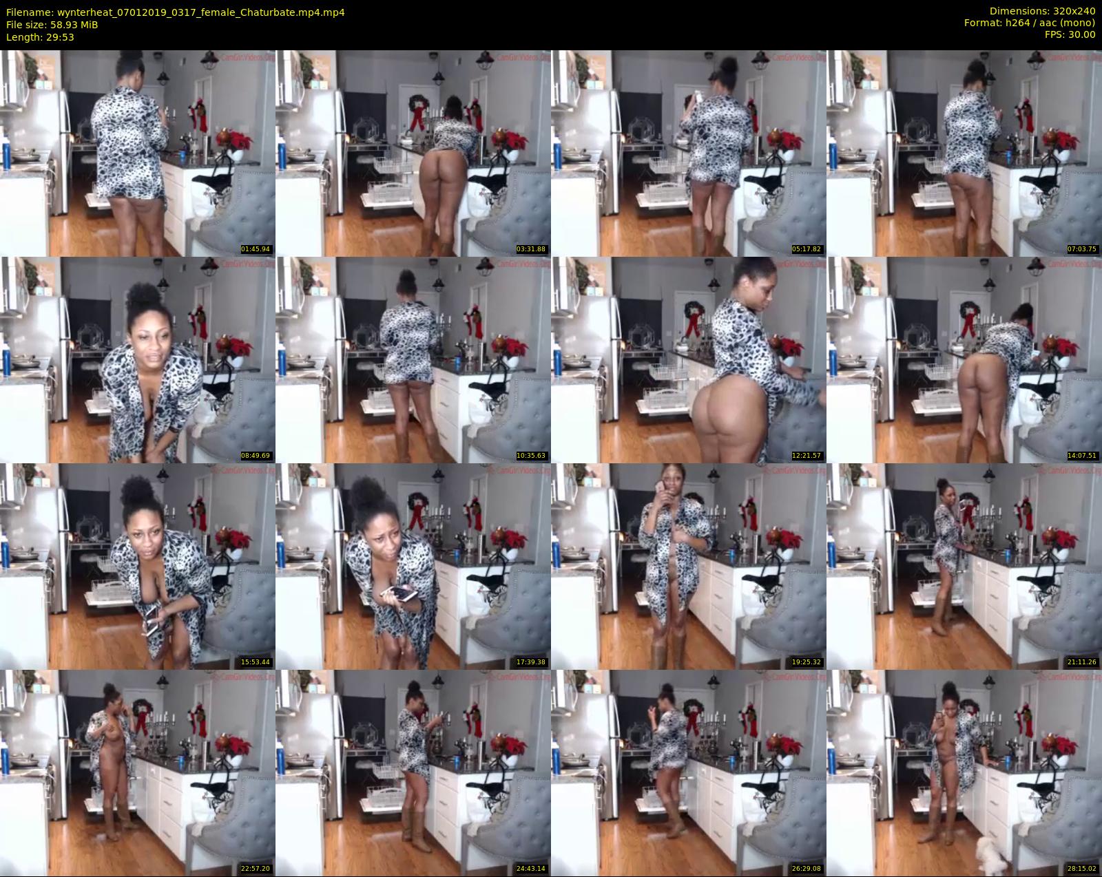 wynterheat — 30 minute Chaturbate female cam show recording, SD, Jan 7, 2019