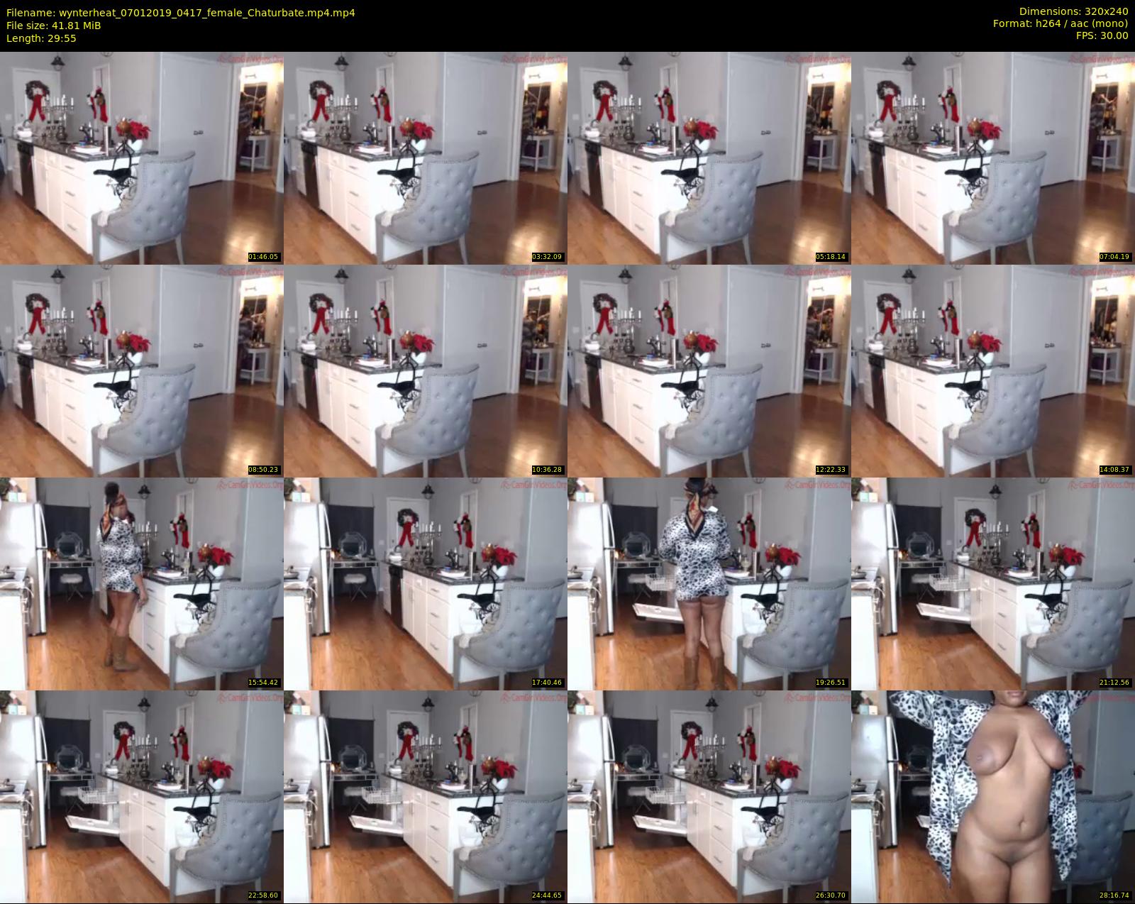 wynterheat — 30 minute Chaturbate female cam show recording, SD, Jan 7, 2019