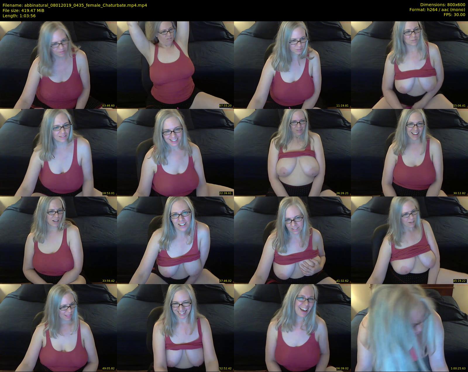 abbinatural — 64 minute Chaturbate female cam show recording, 480p, Jan 8, 2019