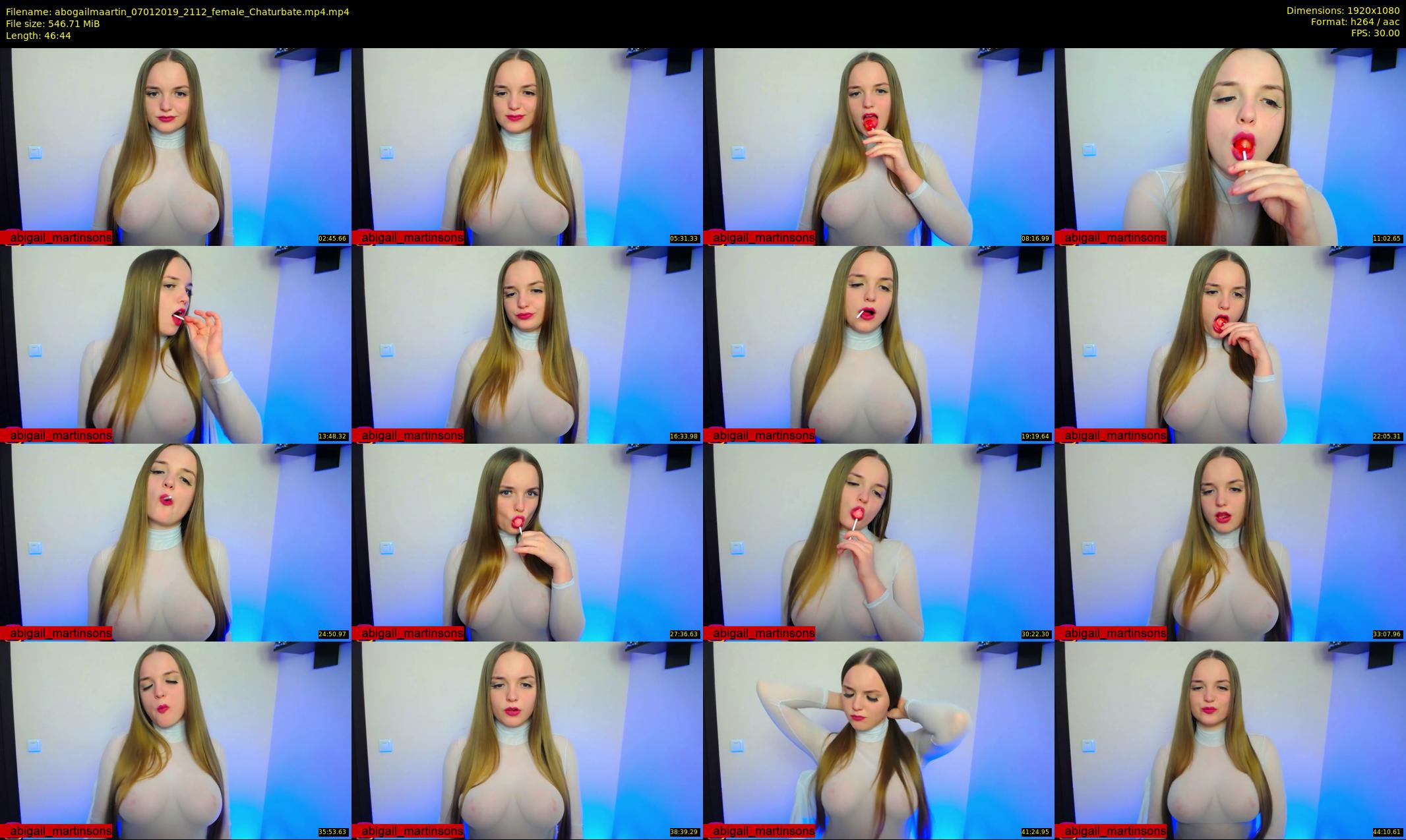 abogailmaartin — 47 minute Chaturbate female cam show recording, 1080p, Jan 7, 2019
