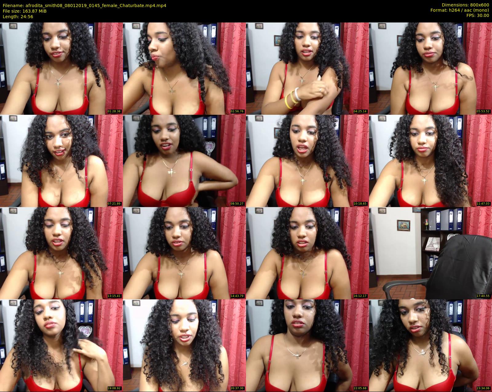 afrodita_smith08 — 25 minute Chaturbate female cam show recording, 480p, Jan 8, 2019