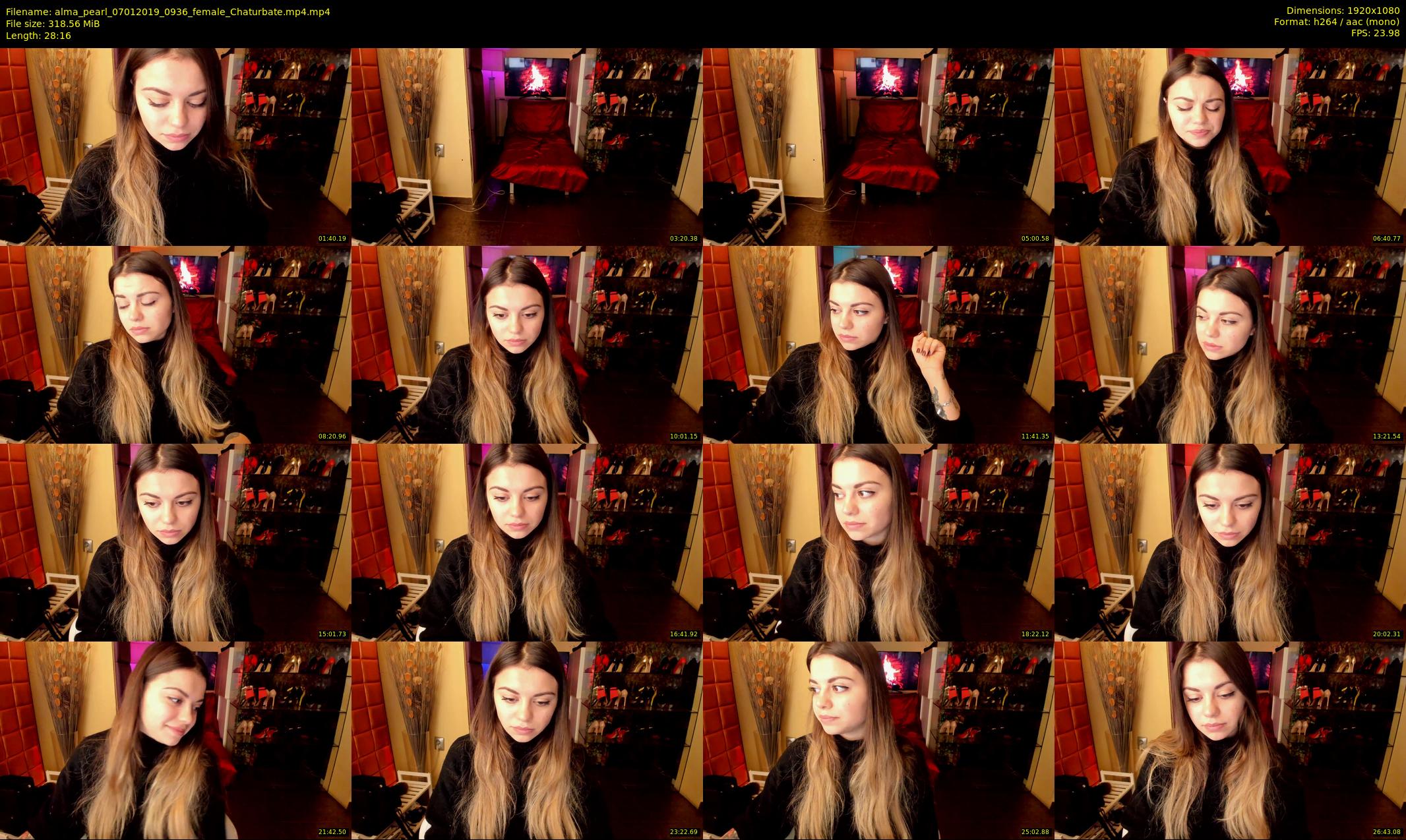alma_pearl — 29 minute Chaturbate female cam show recording, 1080p, Jan 7, 2019