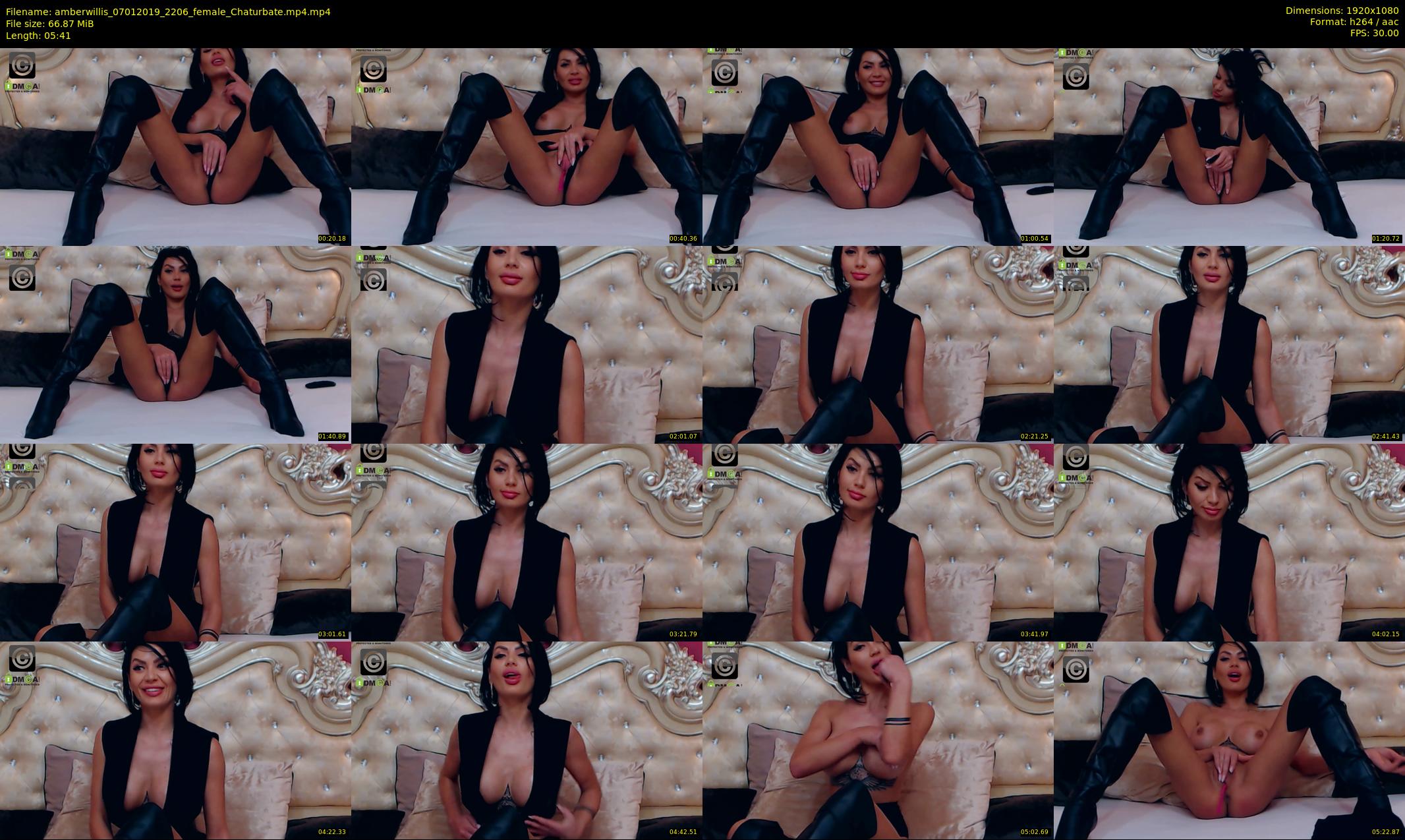 amberwillis — 6 minute Chaturbate female cam show recording, 1080p, Jan 7, 2019