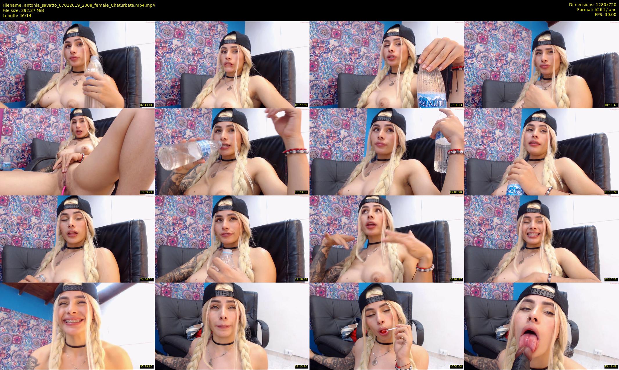 antonia_savatto — 47 minute Chaturbate female cam show recording, 720p, Jan 7, 2019