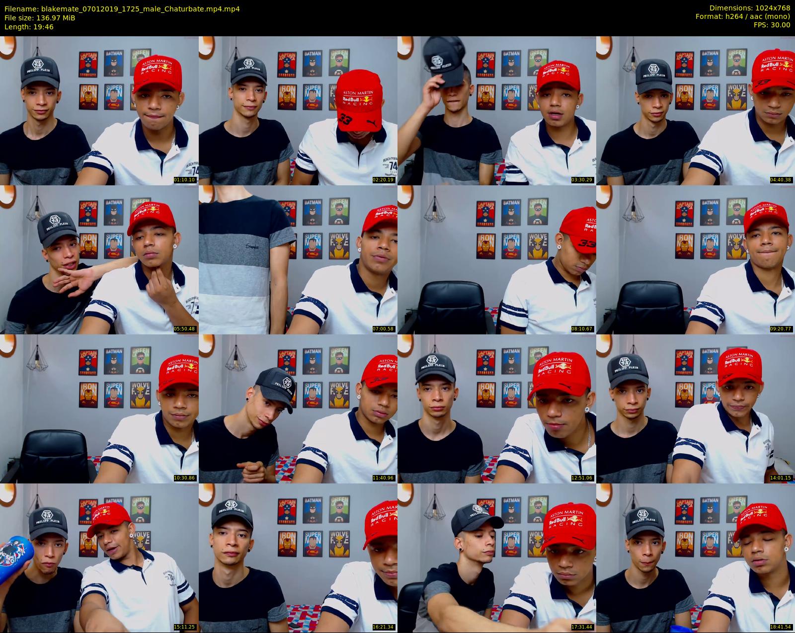 blakemate — 20 minute Chaturbate male cam show recording, 720p, Jan 7, 2019
