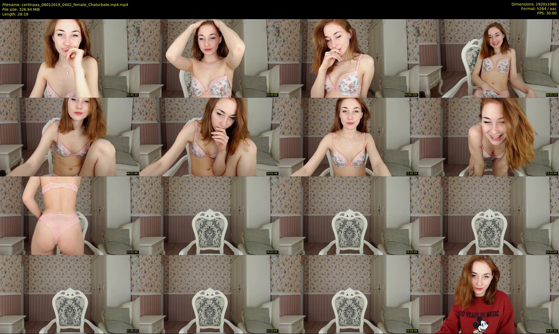 certinaaa — 29 minute Chaturbate female cam show recording, 1080p, Jan 8, 2019