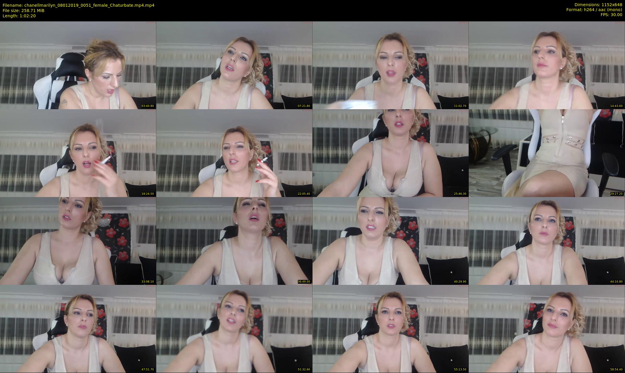 chanellmarilyn — 63 minute Chaturbate female cam show recording, 480p, Jan 8, 2019