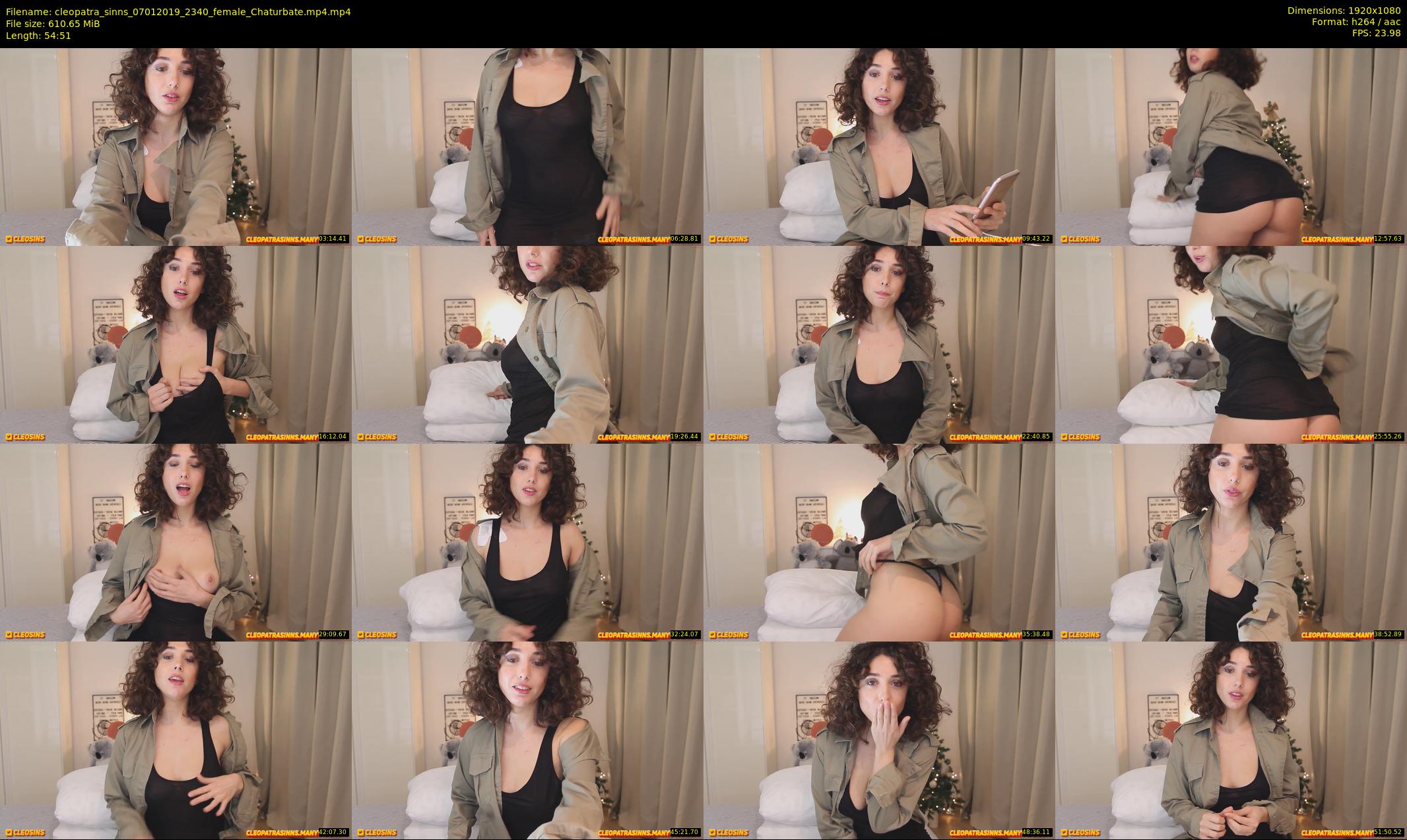 cleopatra_sinns — 55 minute Chaturbate female cam show recording, 1080p, Jan 7, 2019