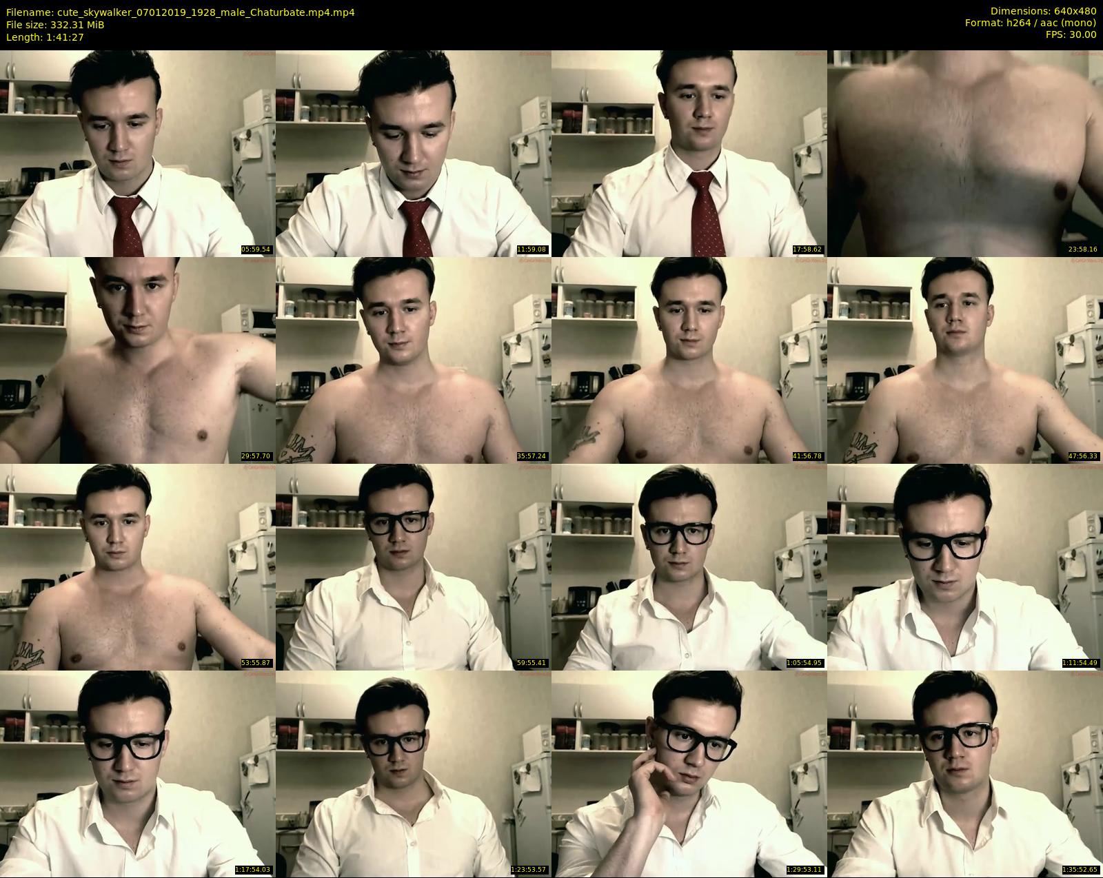 cute_skywalker — 102 minute Chaturbate male cam show recording, 480p, Jan 7, 2019