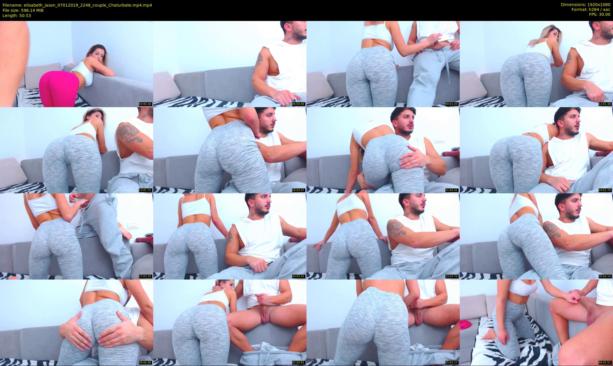 elisabeth_jason — 51 minute Chaturbate couple cam show recording, 1080p, Jan 7, 2019
