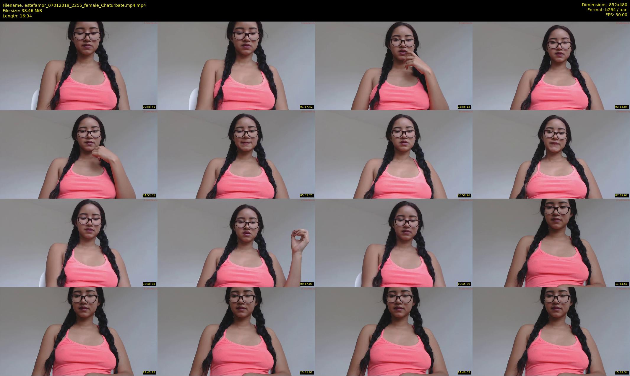 estefamor — 17 minute Chaturbate female cam show recording, 480p, Jan 7, 2019