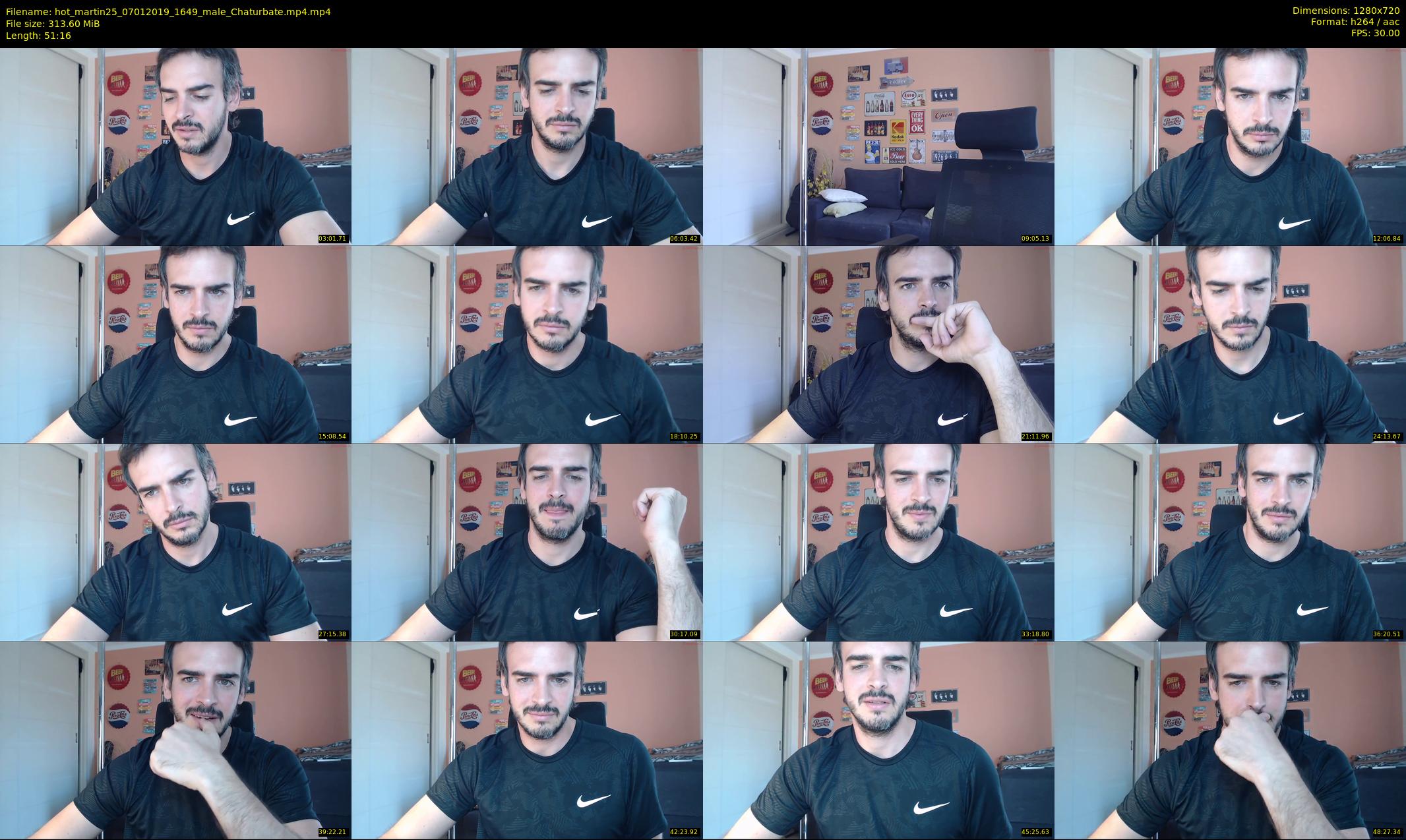 hot_martin25 — 52 minute Chaturbate male cam show recording, 720p, Jan 7, 2019
