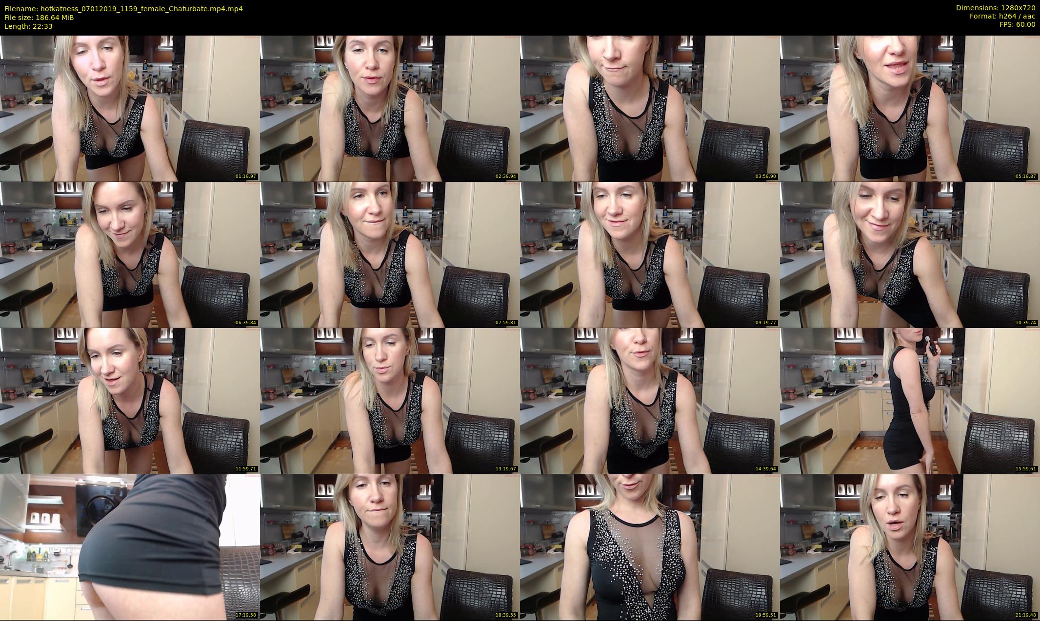 hotkatness — 23 minute Chaturbate female cam show recording, 720p, Jan 7, 2019