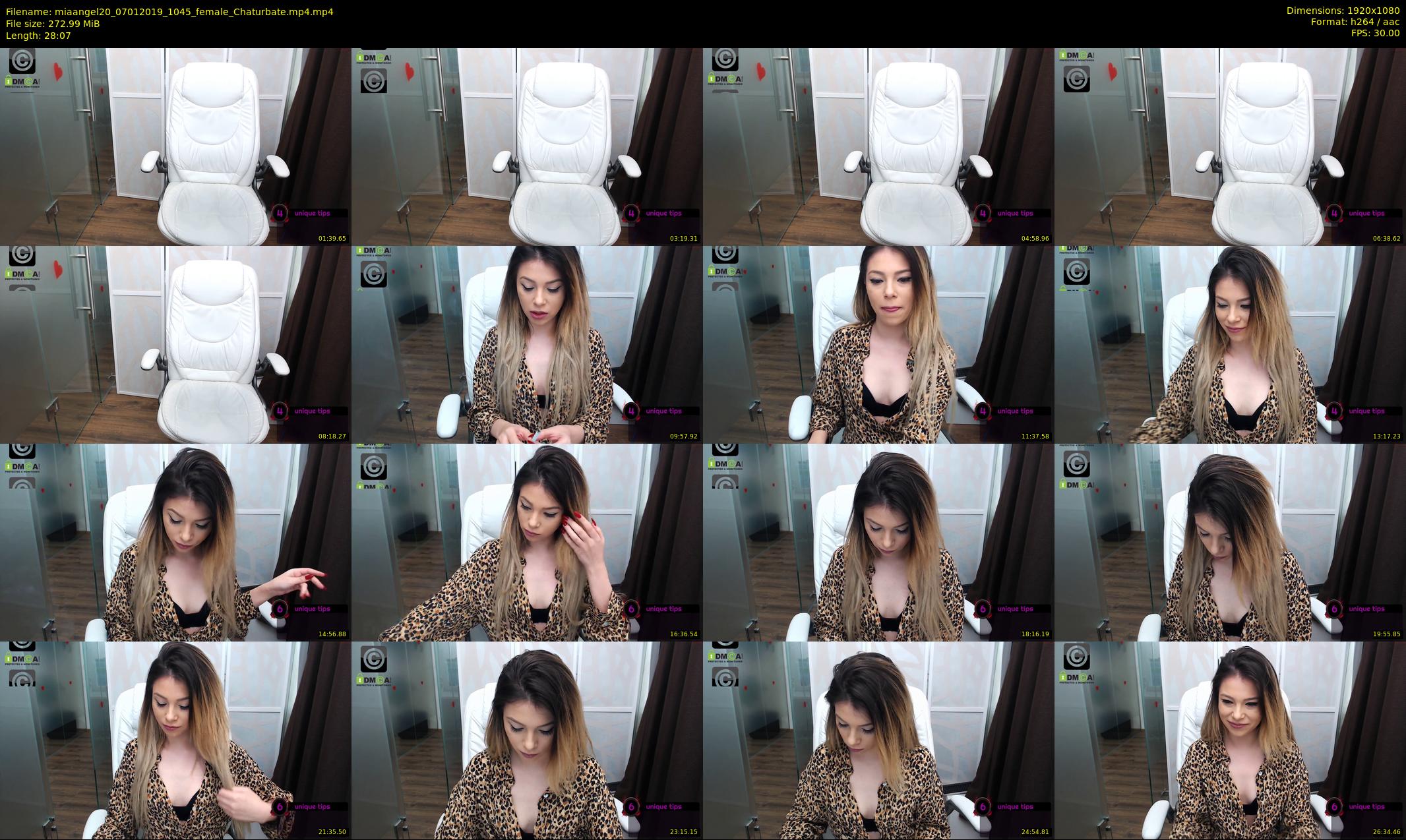 miaangel20 — 29 minute Chaturbate female cam show recording, 1080p, Jan 7, 2019