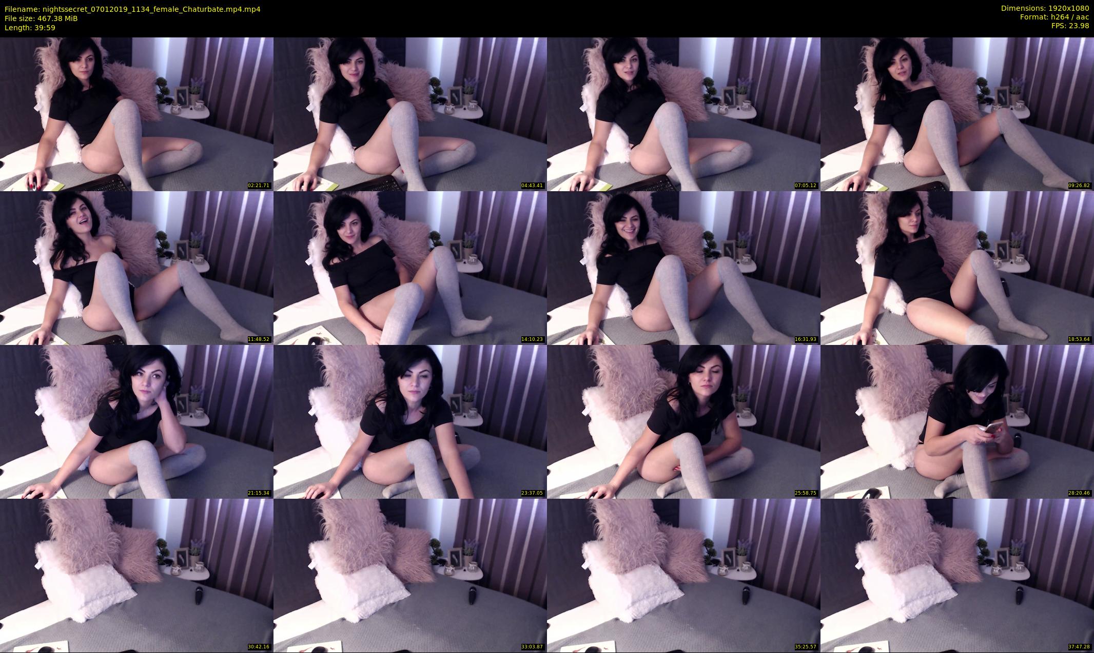 nightssecret — 40 minute Chaturbate female cam show recording, 1080p, Jan 7, 2019
