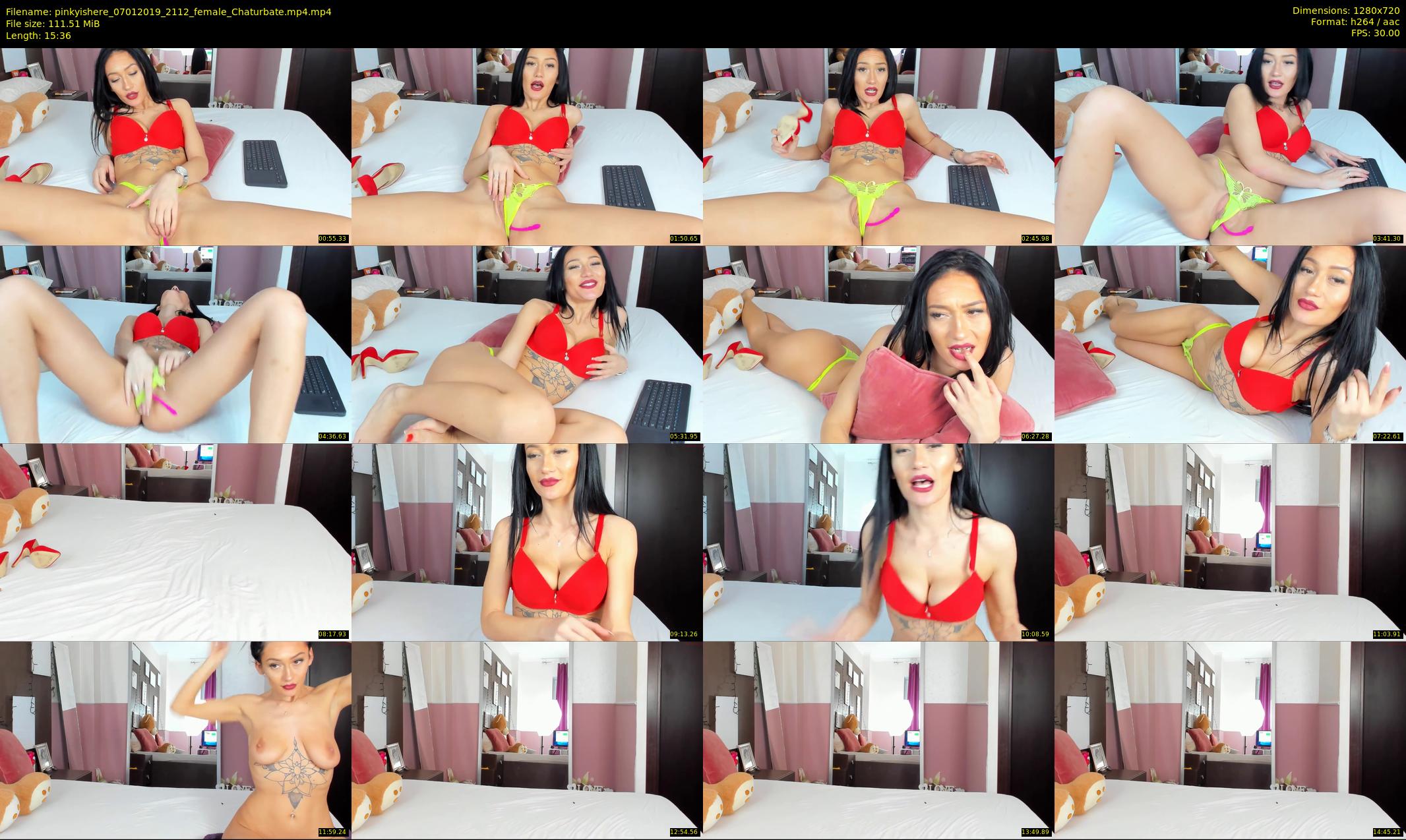 pinkyishere — 16 minute Chaturbate female cam show recording, 720p, Jan 7, 2019