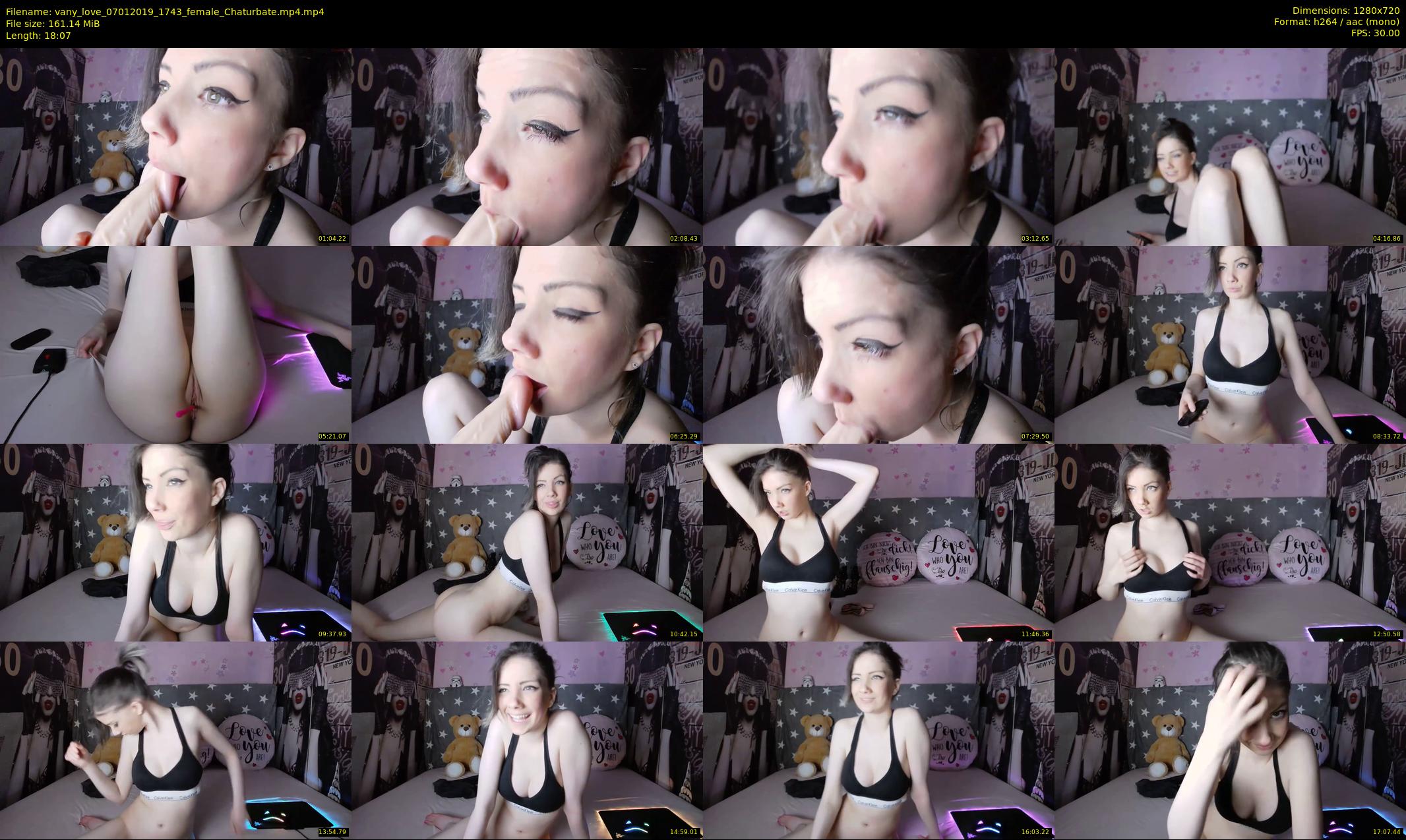vany_love — 19 minute Chaturbate female cam show recording, 720p, Jan 7, 2019
