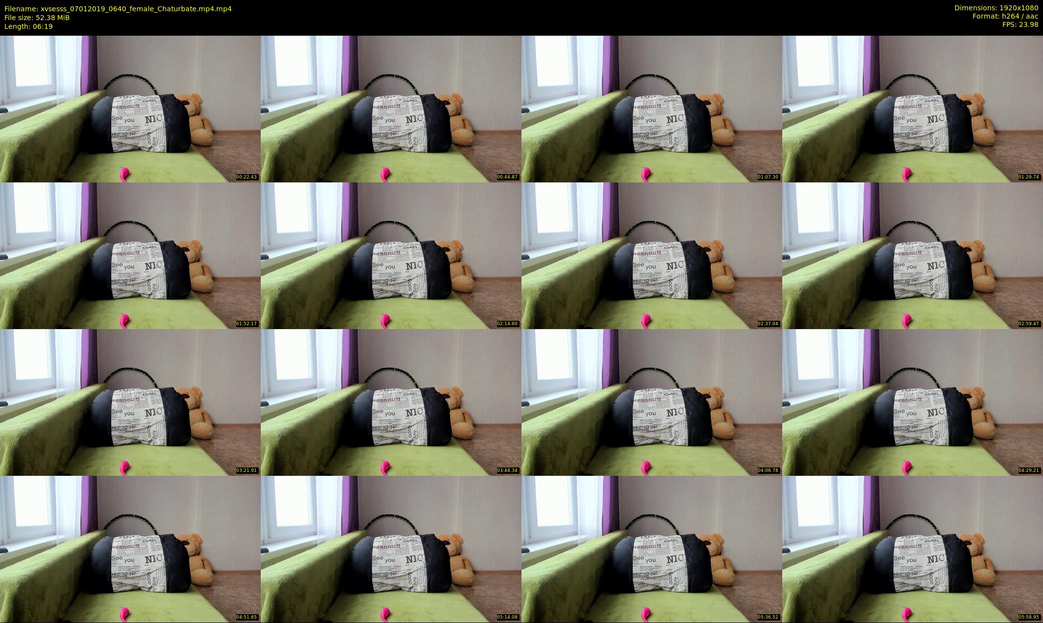 xvsesss — 7 minute Chaturbate female cam show recording, 1080p, Jan 7, 2019