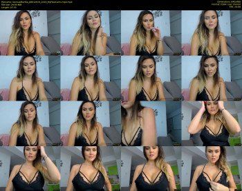 SensualBarbie — 8 minute MyFreeCams cam show recording, 480p, Jan 8, 2019