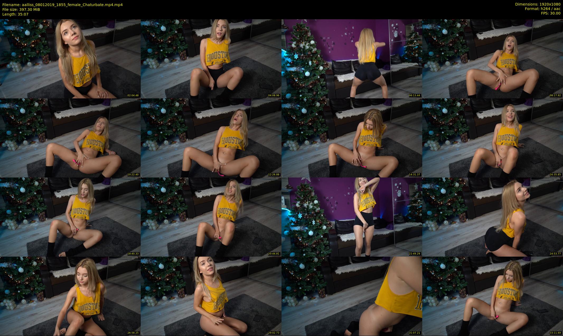 aalliss — 36 minute Chaturbate female cam show recording, 1080p, Jan 8, 2019