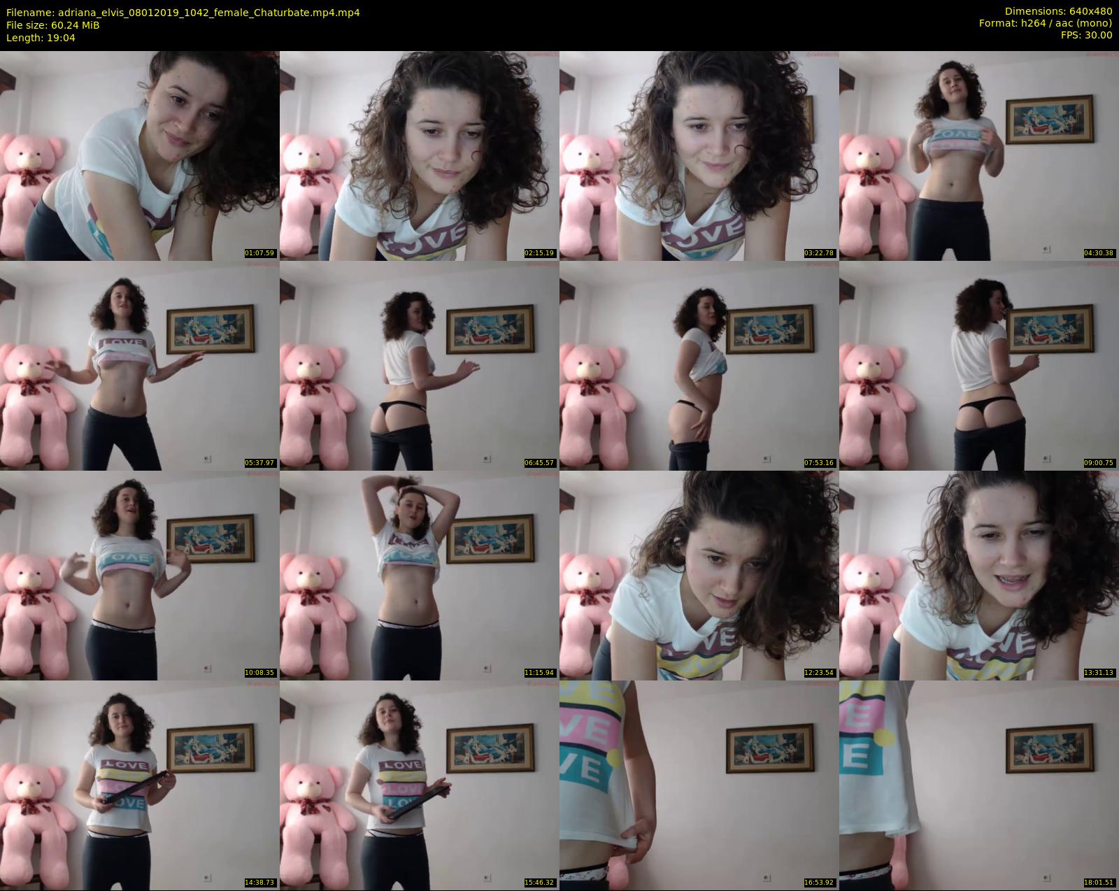 adriana_elvis — 20 minute Chaturbate couple cam show recording, 480p, Jan 8, 2019