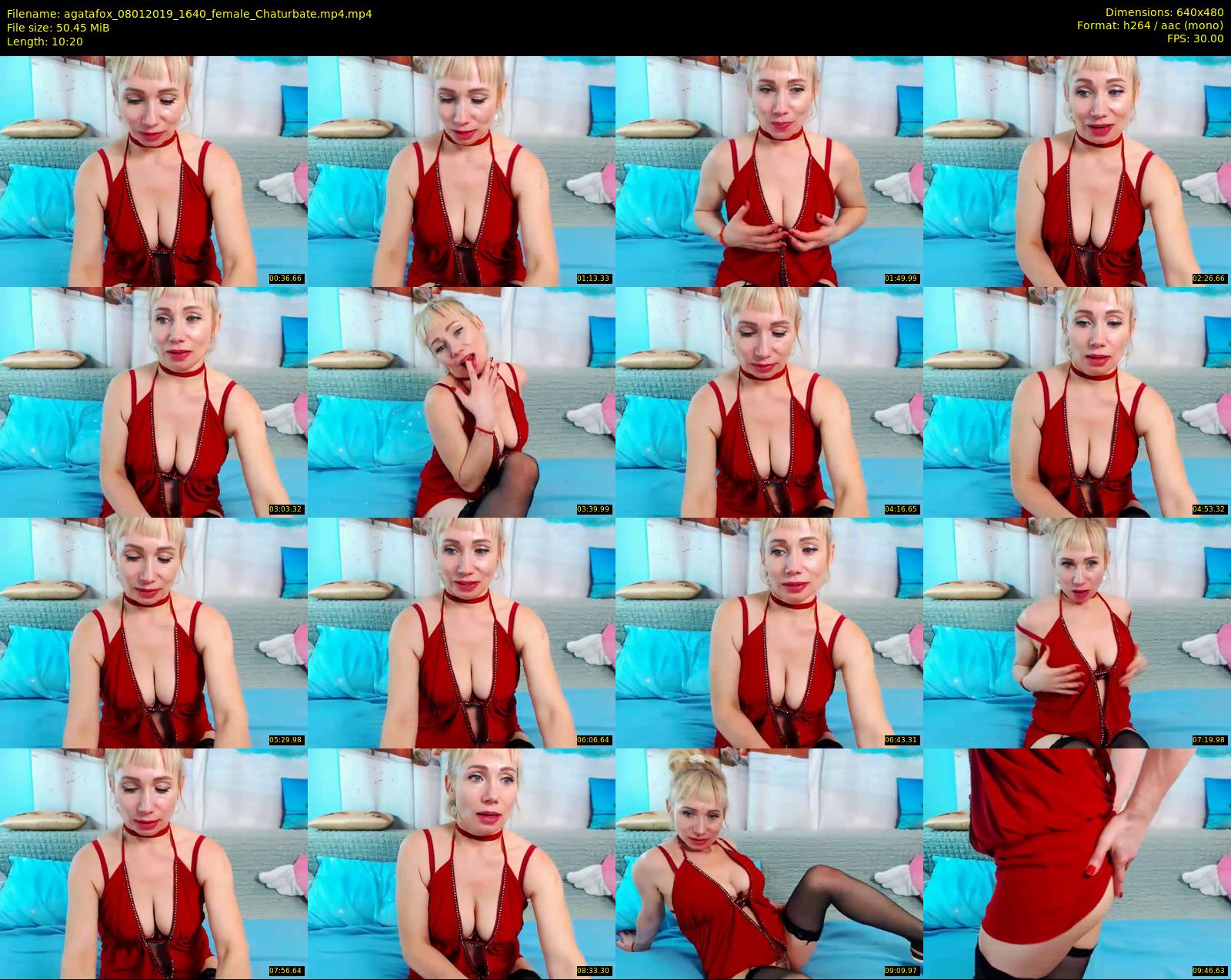 agatafox — 11 minute Chaturbate female cam show recording, 480p, Jan 8, 2019