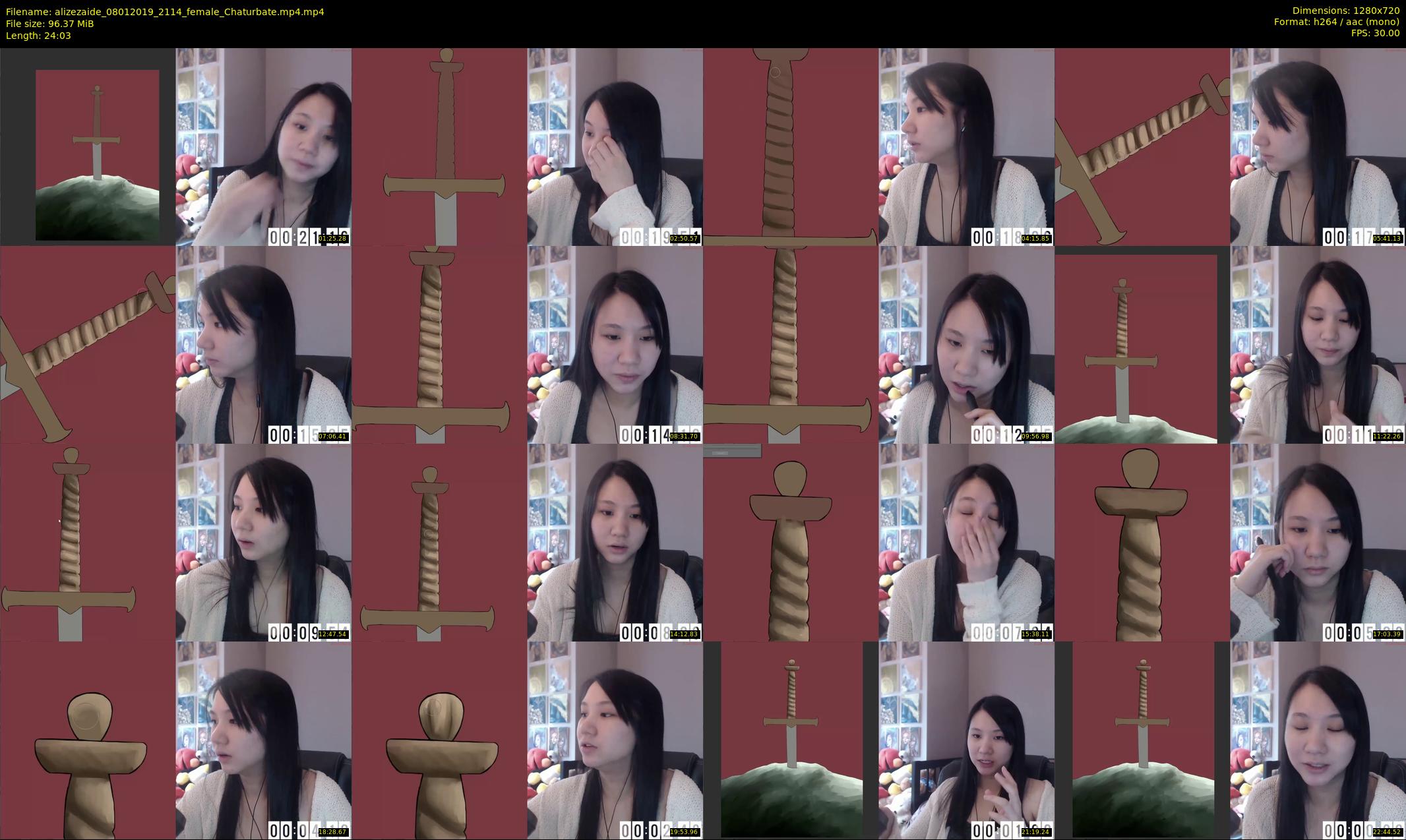alizezaide — 25 minute Chaturbate female cam show recording, 720p, Jan 8, 2019