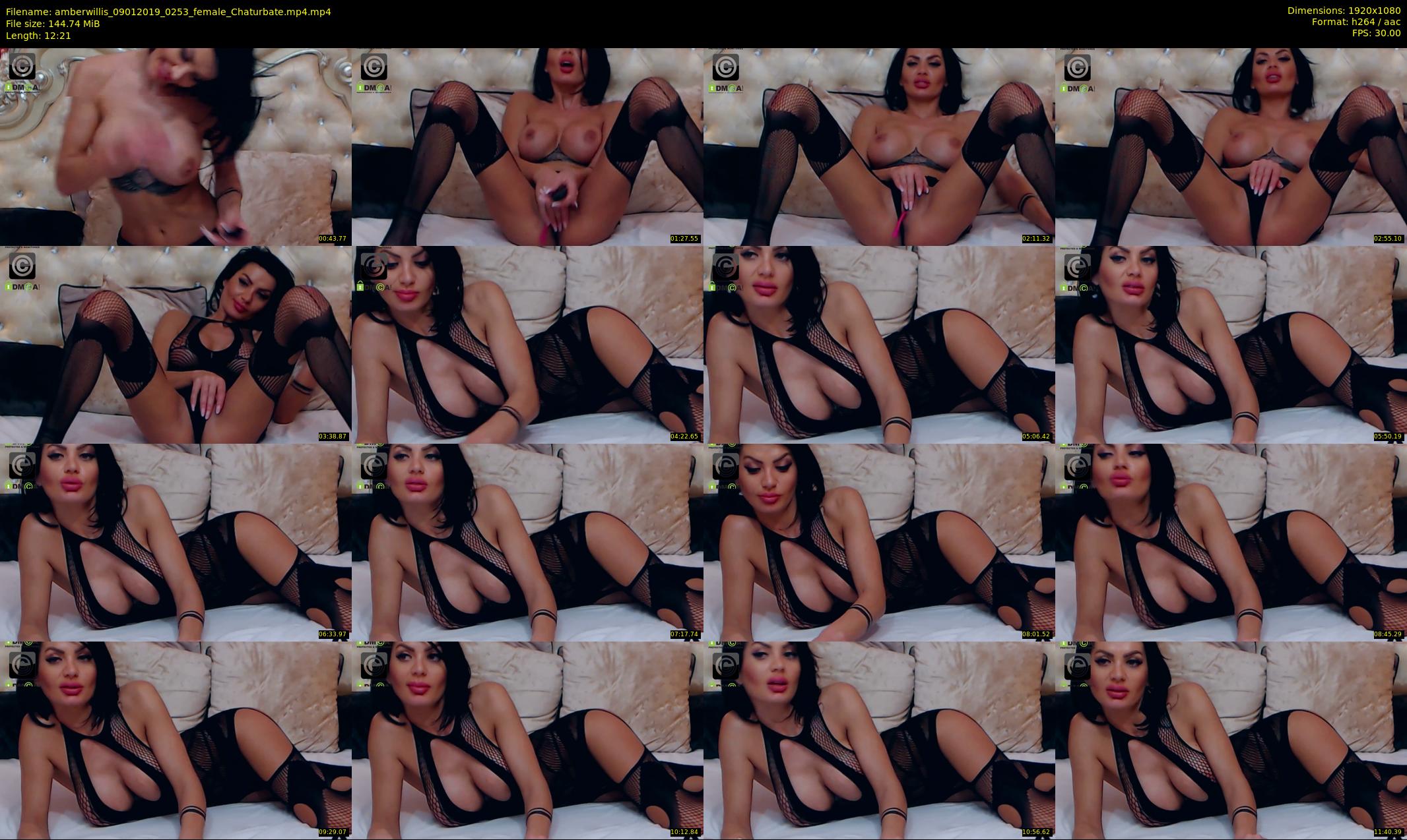 amberwillis — 13 minute Chaturbate female cam show recording, 1080p, Jan 9, 2019