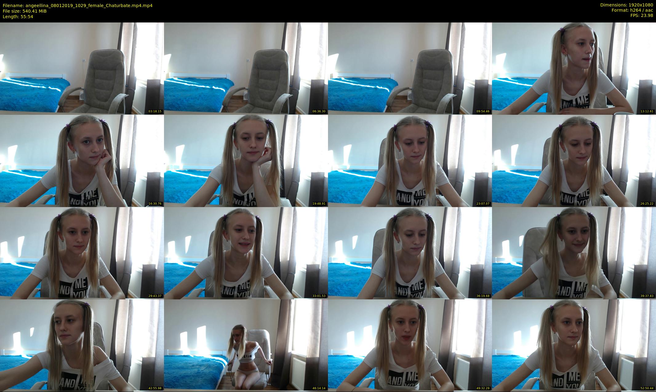 angeellina — 56 minute Chaturbate female cam show recording, 1080p, Jan 8, 2019