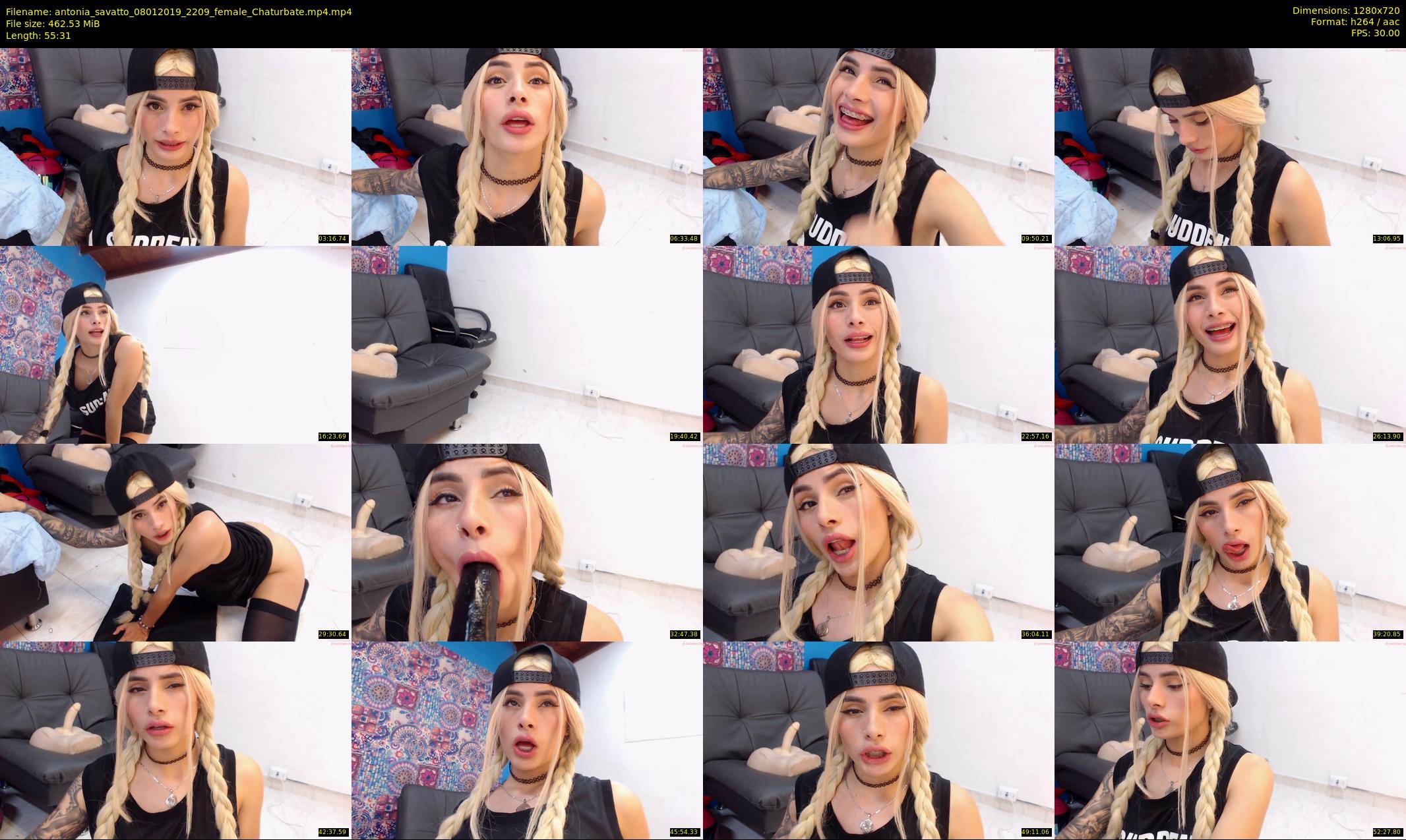 antonia_savatto — 56 minute Chaturbate female cam show recording, 720p, Jan 8, 2019