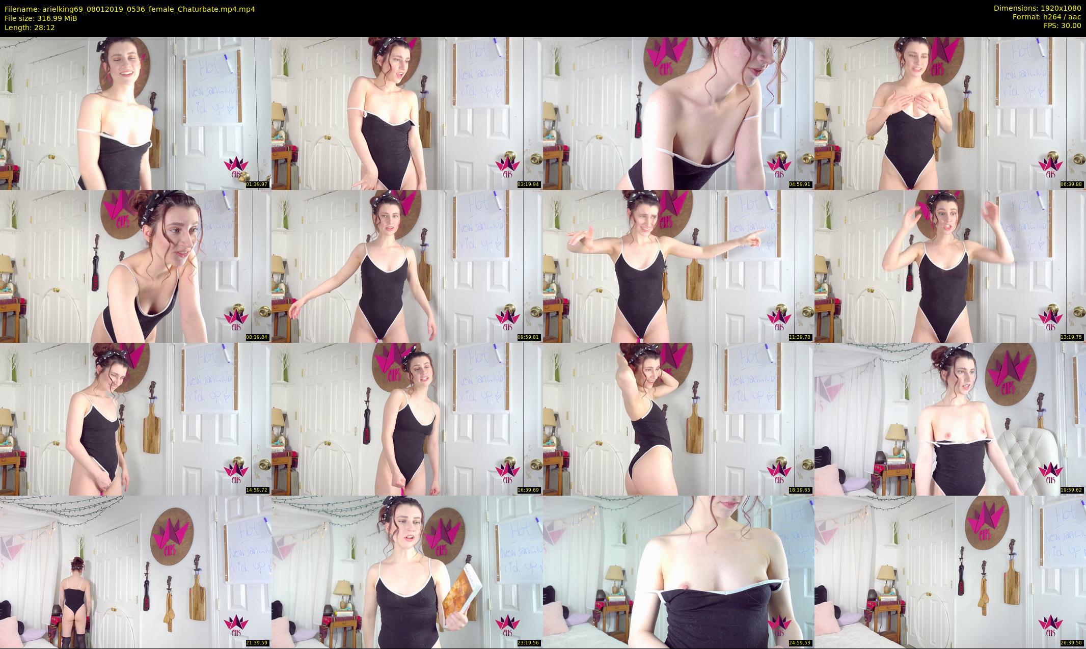 arielking69 — 29 minute Chaturbate female cam show recording, 1080p, Jan 8, 2019