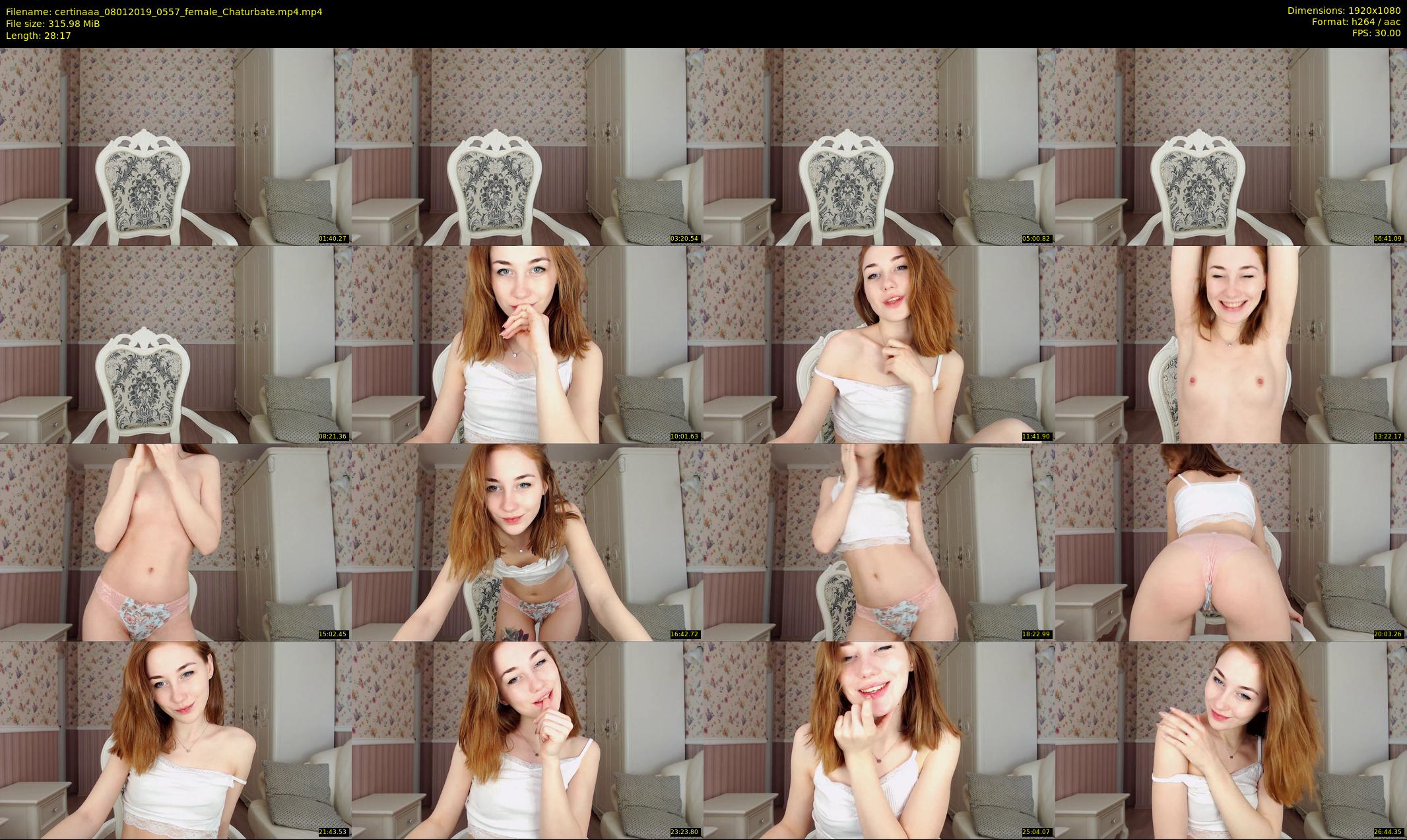 certinaaa — 29 minute Chaturbate female cam show recording, 1080p, Jan 8, 2019