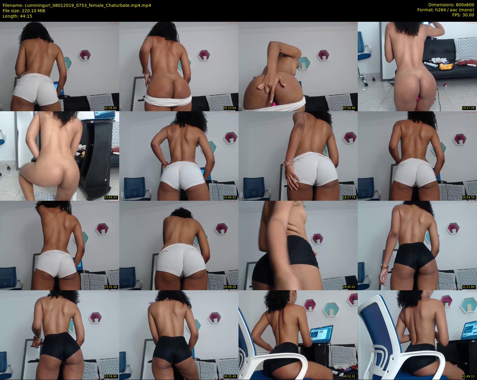 cummingurl — 45 minute Chaturbate couple cam show recording, 480p, Jan 8, 2019