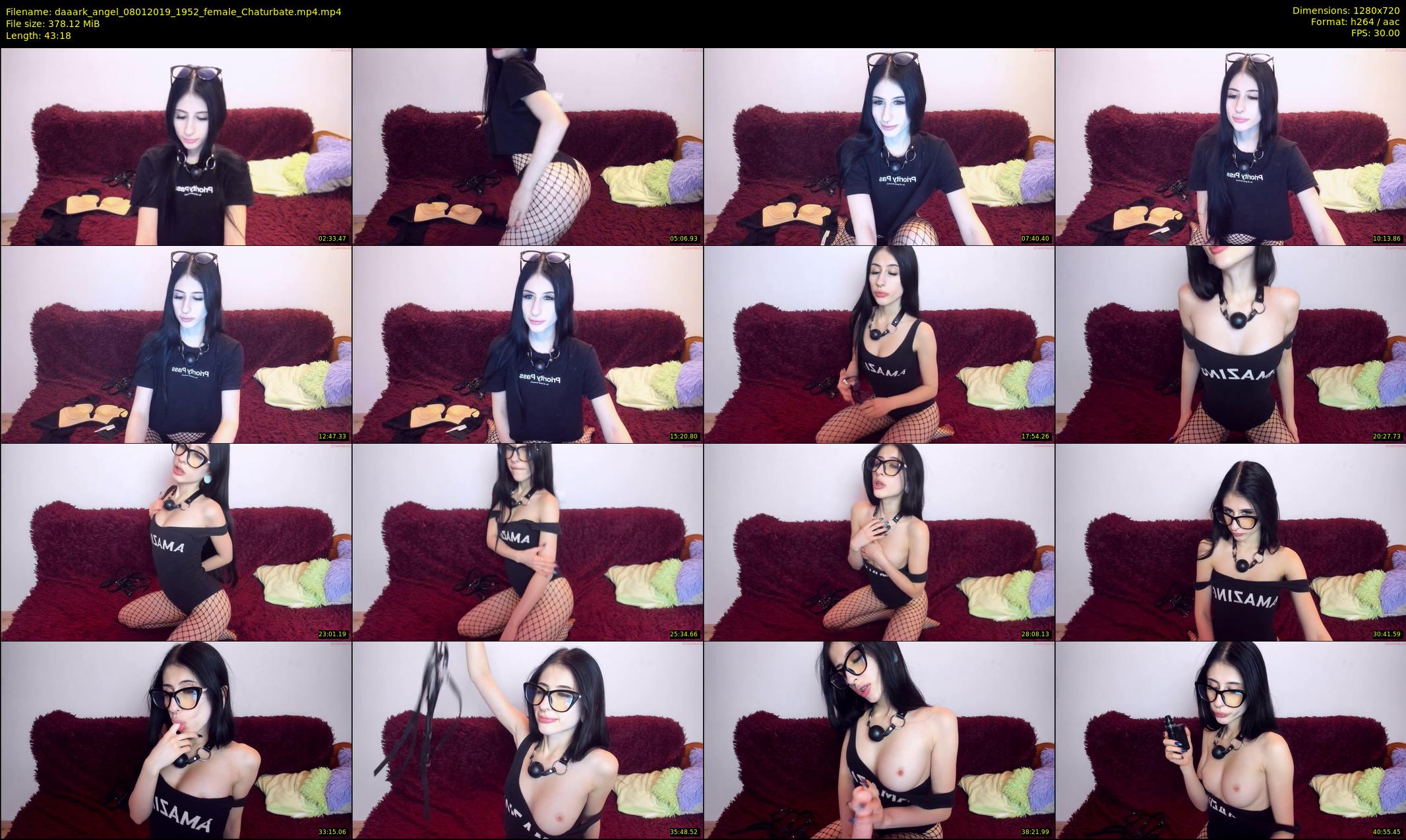 daaark_angel — 44 minute Chaturbate female cam show recording, 720p, Jan 8, 2019