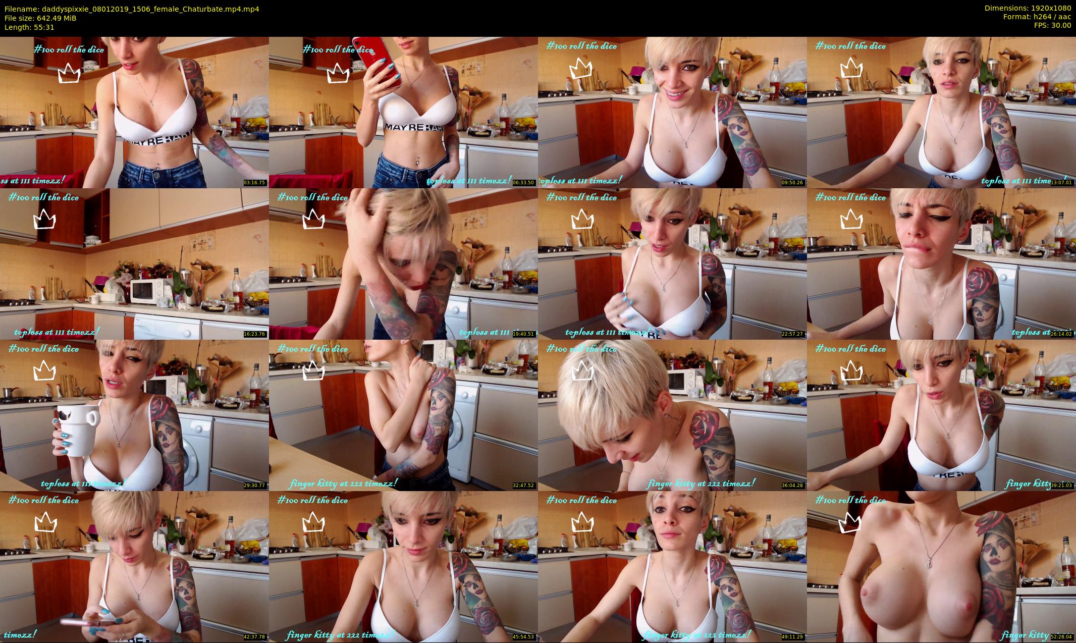 daddyspixxie — 56 minute Chaturbate female cam show recording, 1080p, Jan 8, 2019