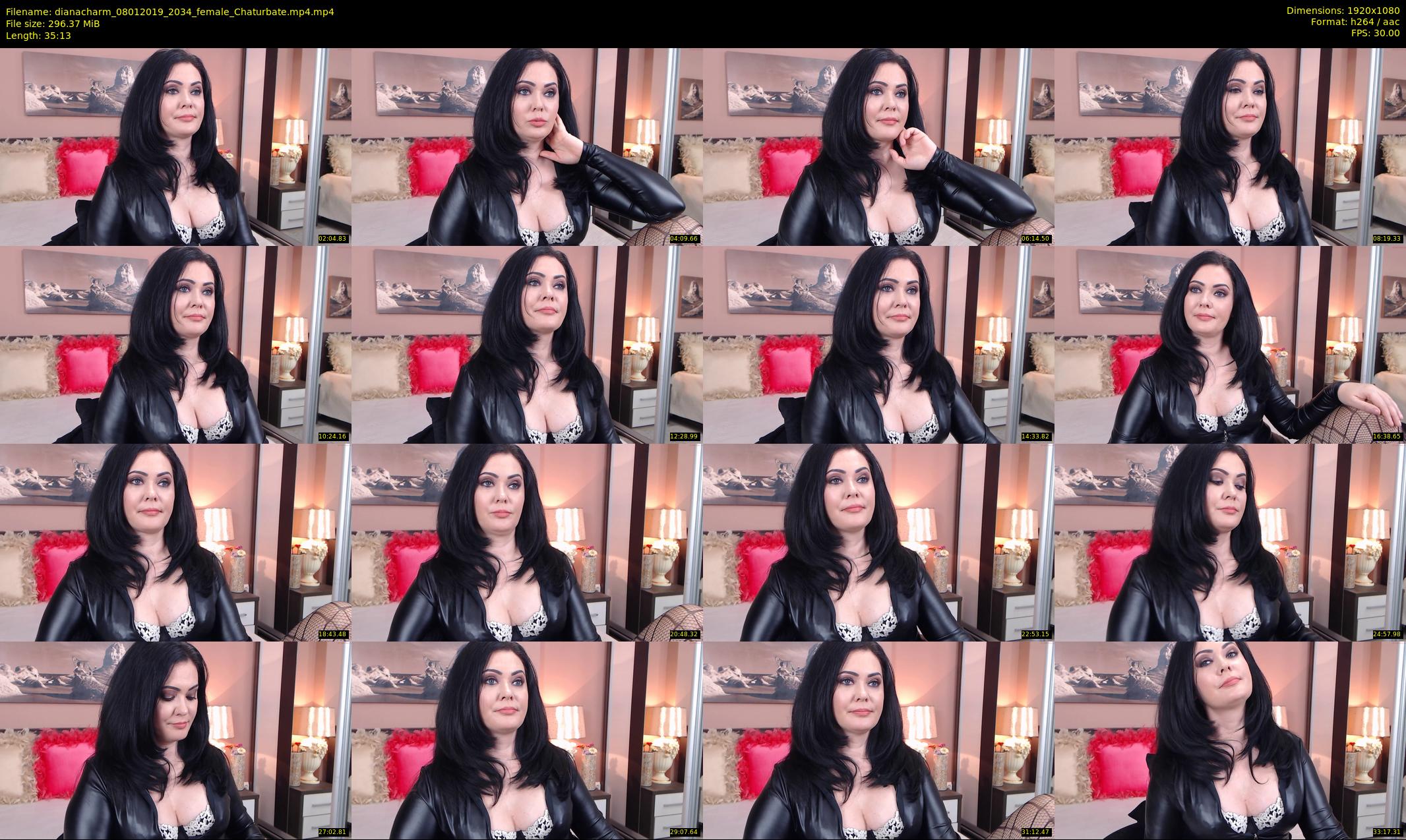 dianacharm — 36 minute Chaturbate female cam show recording, 1080p, Jan 8, 2019