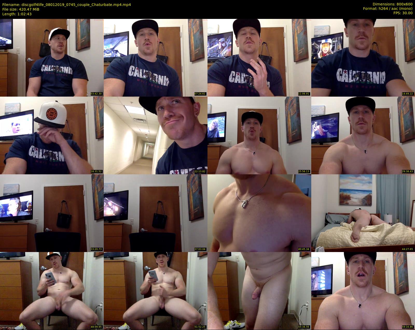 discgolf4life — 63 minute Chaturbate male cam show recording, 480p, Jan 8, 2019