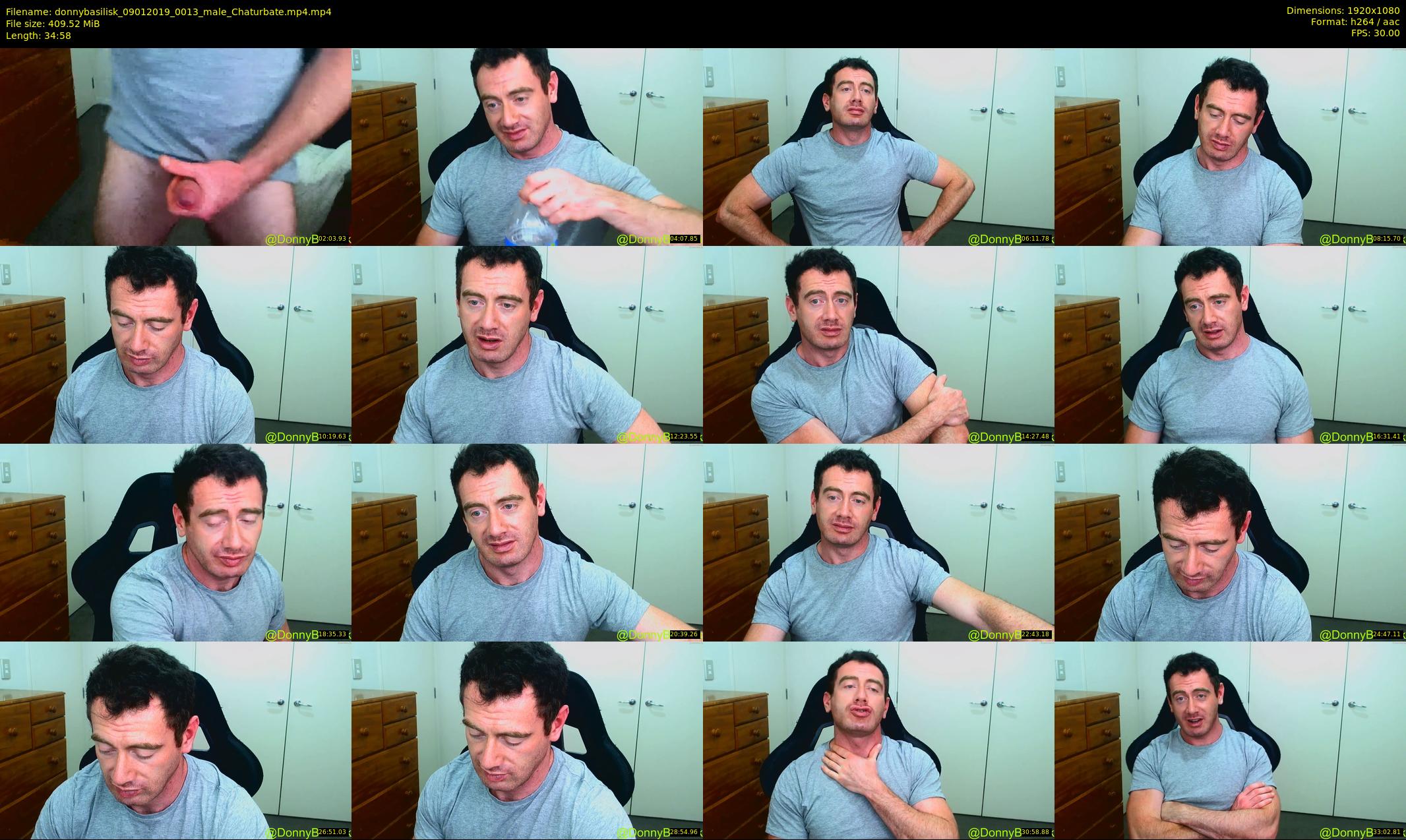 donnybasilisk — 35 minute Chaturbate male cam show recording, 1080p, Jan 9, 2019