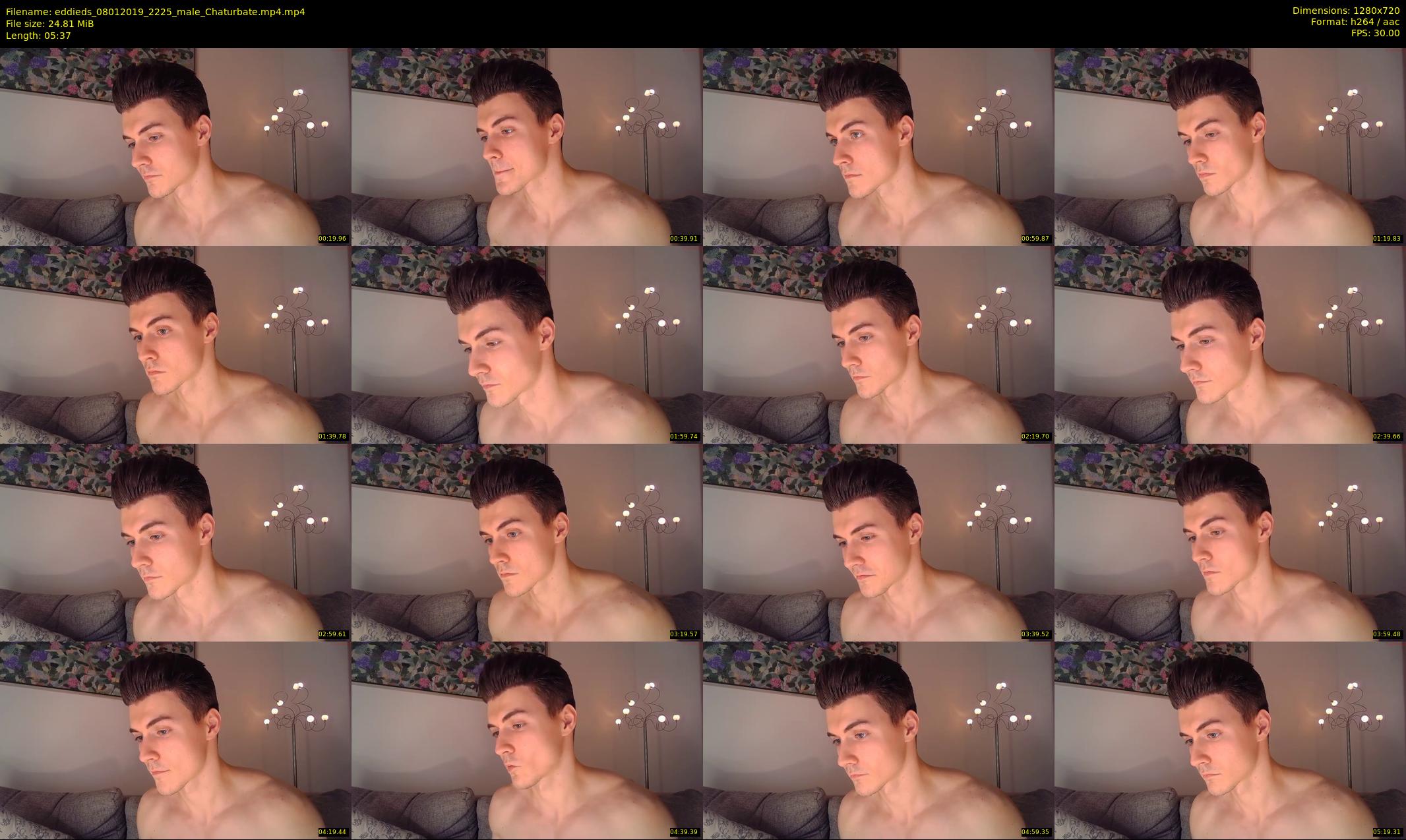 eddieds — 6 minute Chaturbate male cam show recording, 720p, Jan 8, 2019