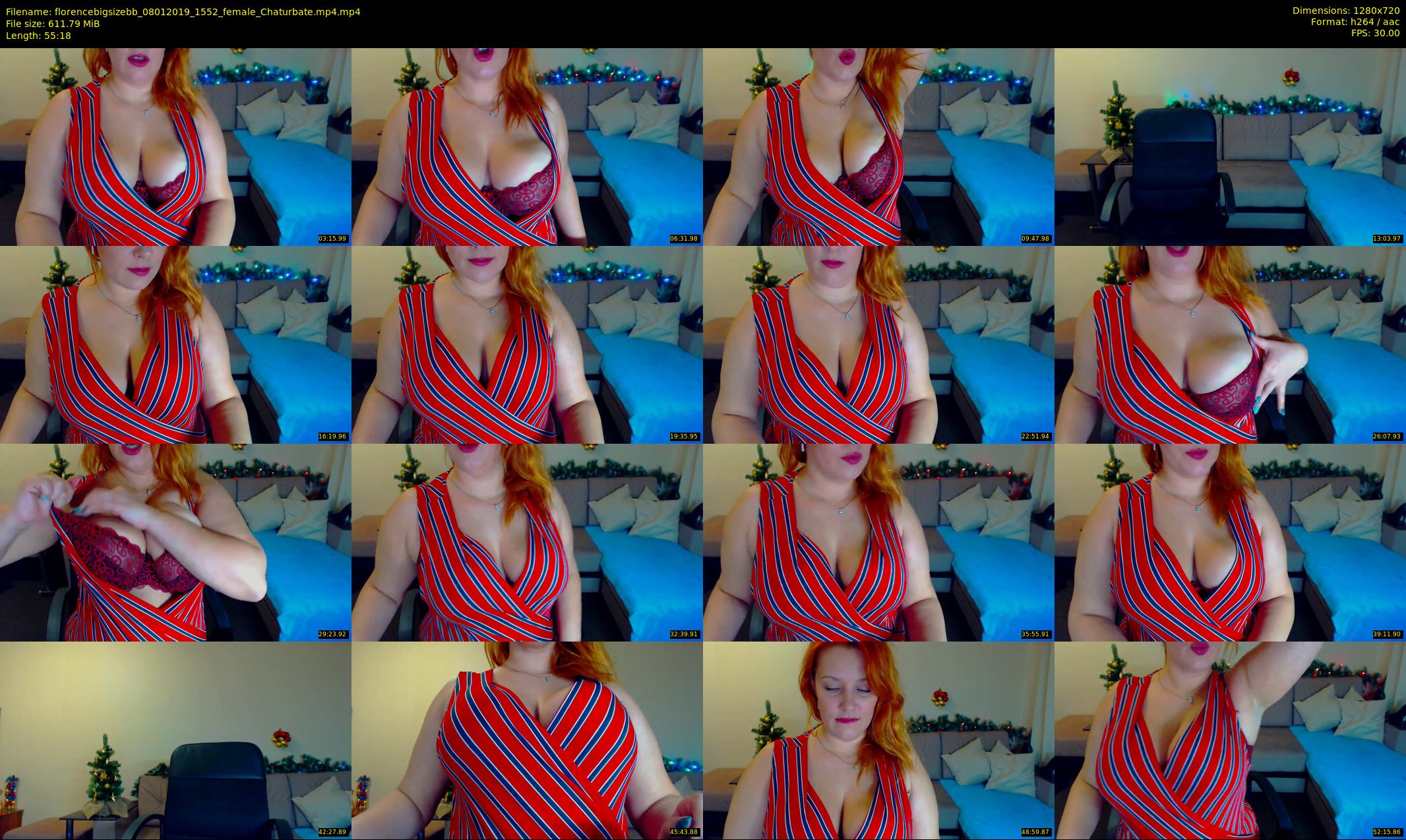 florencebigsizebb — 56 minute Chaturbate female cam show recording, 720p, Jan 8, 2019