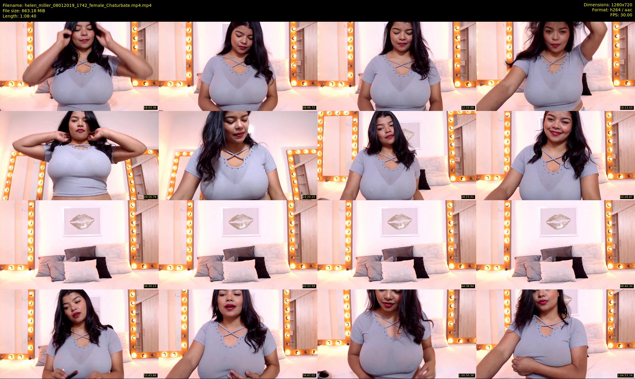 helen_miller — 69 minute Chaturbate female cam show recording, 720p, Jan 8, 2019