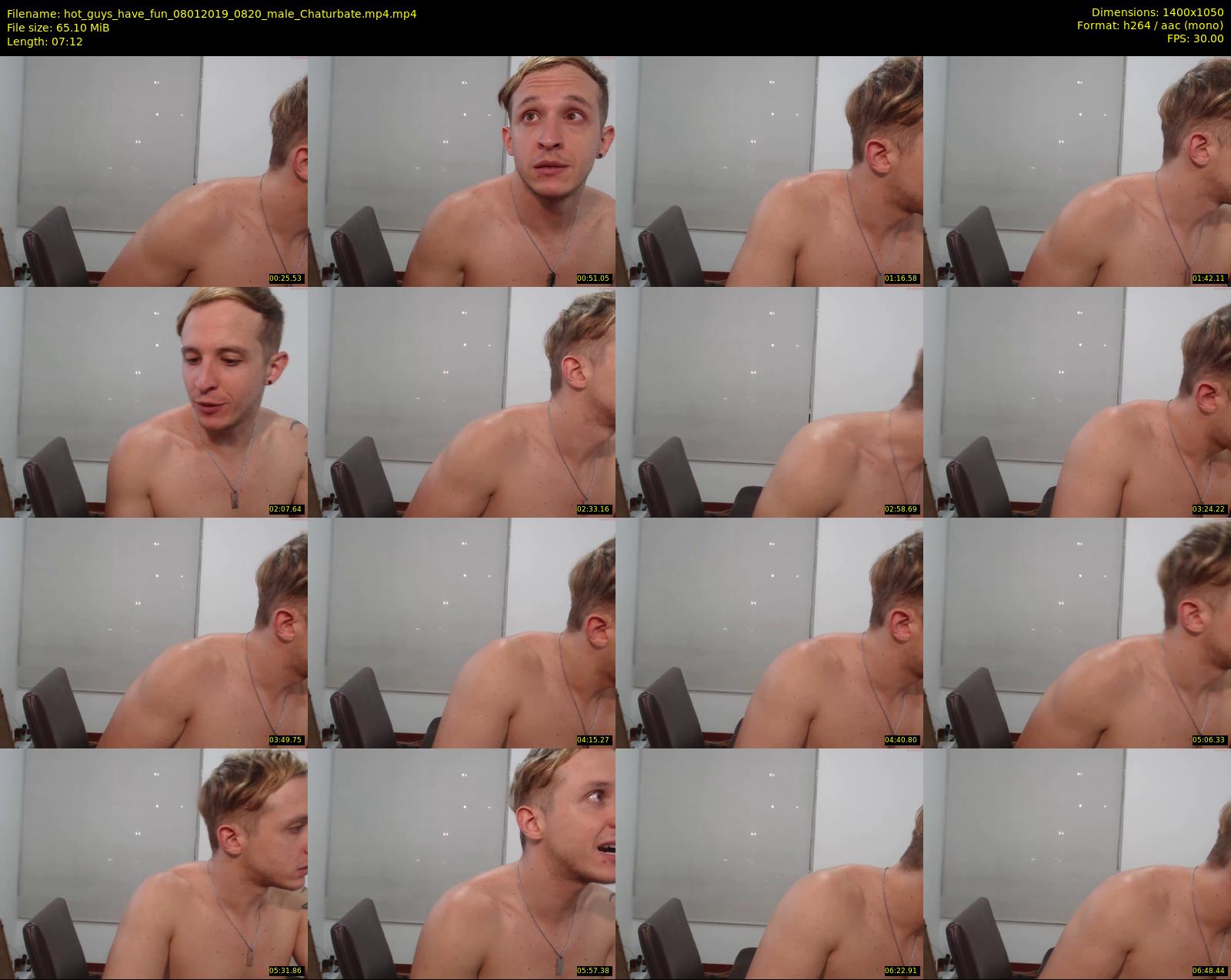 hot_guys_have_fun — 8 minute Chaturbate male cam show recording, 720p, Jan 8, 2019